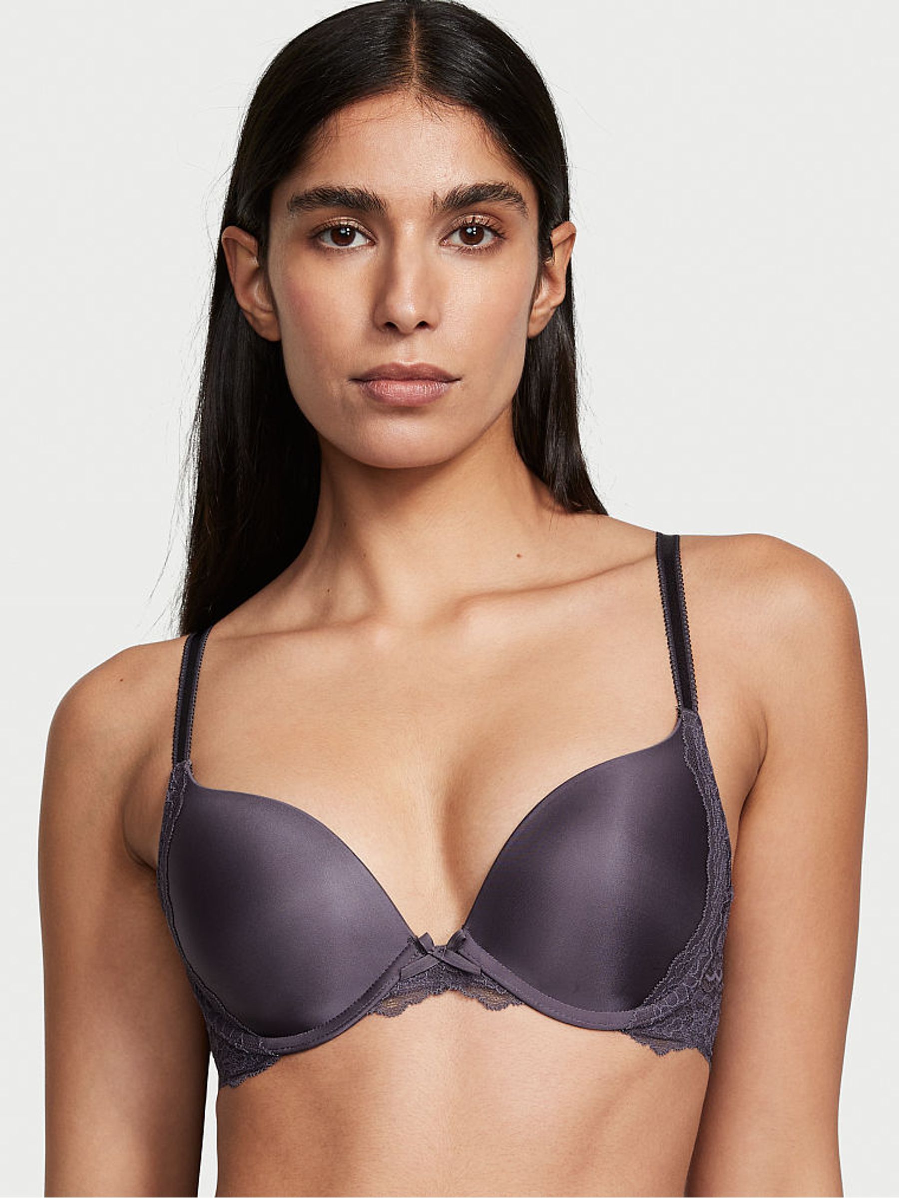 Tornado Grey Smooth Push Up Bra - Image 1 of 3