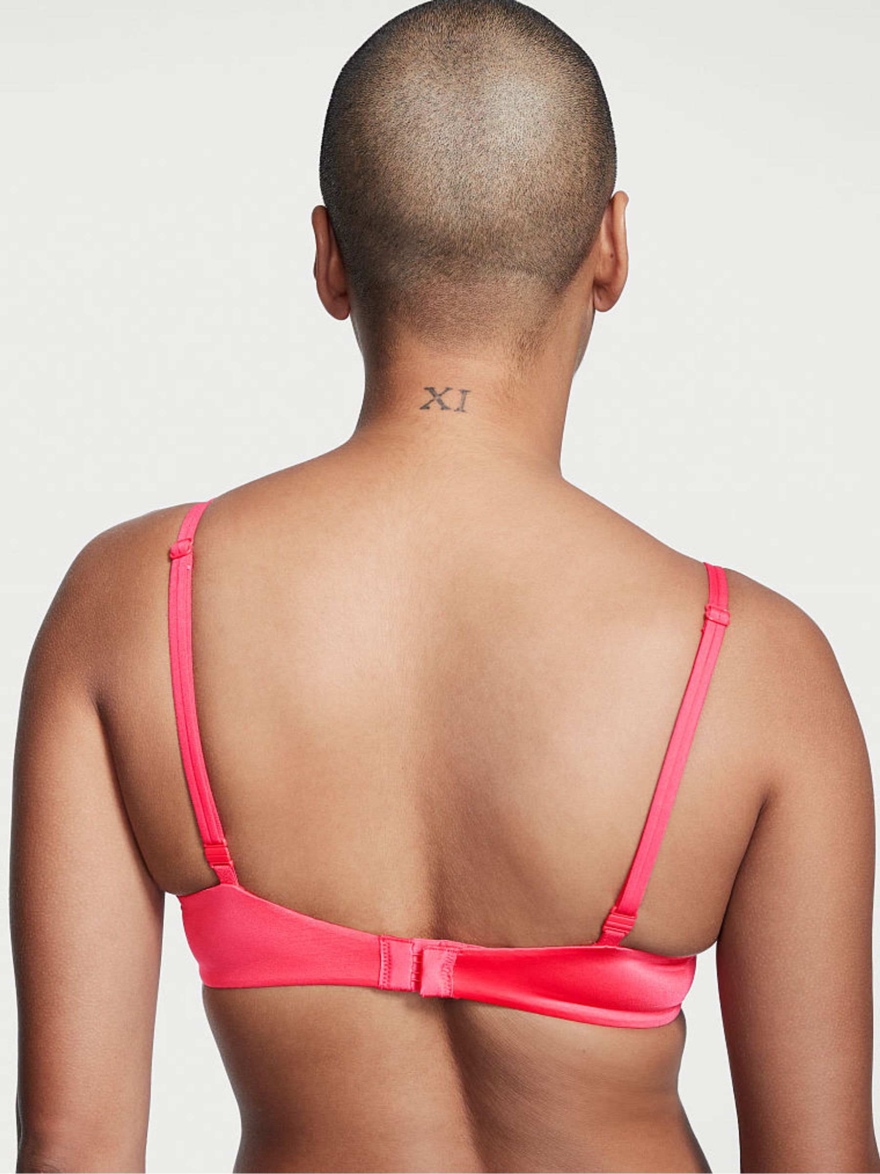 Wild Strawberry Red Smooth Plunge Push Up Bra - Image 2 of 4