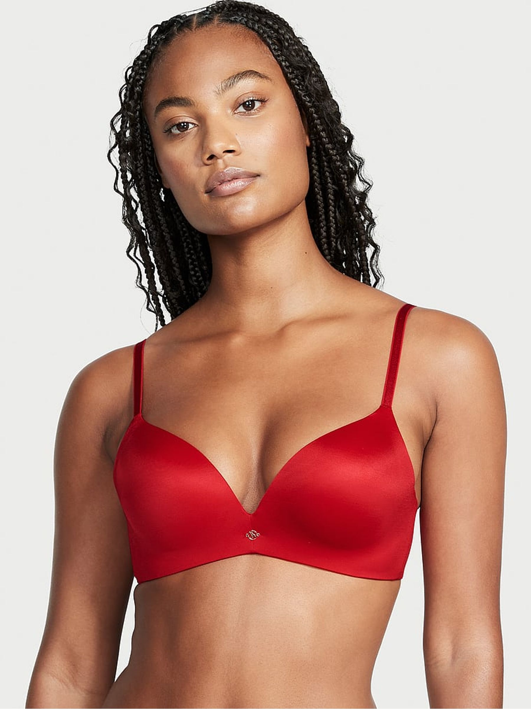 Lipstick Red So Obsessed Non Wired Push Up Bra - Image 1 of 2