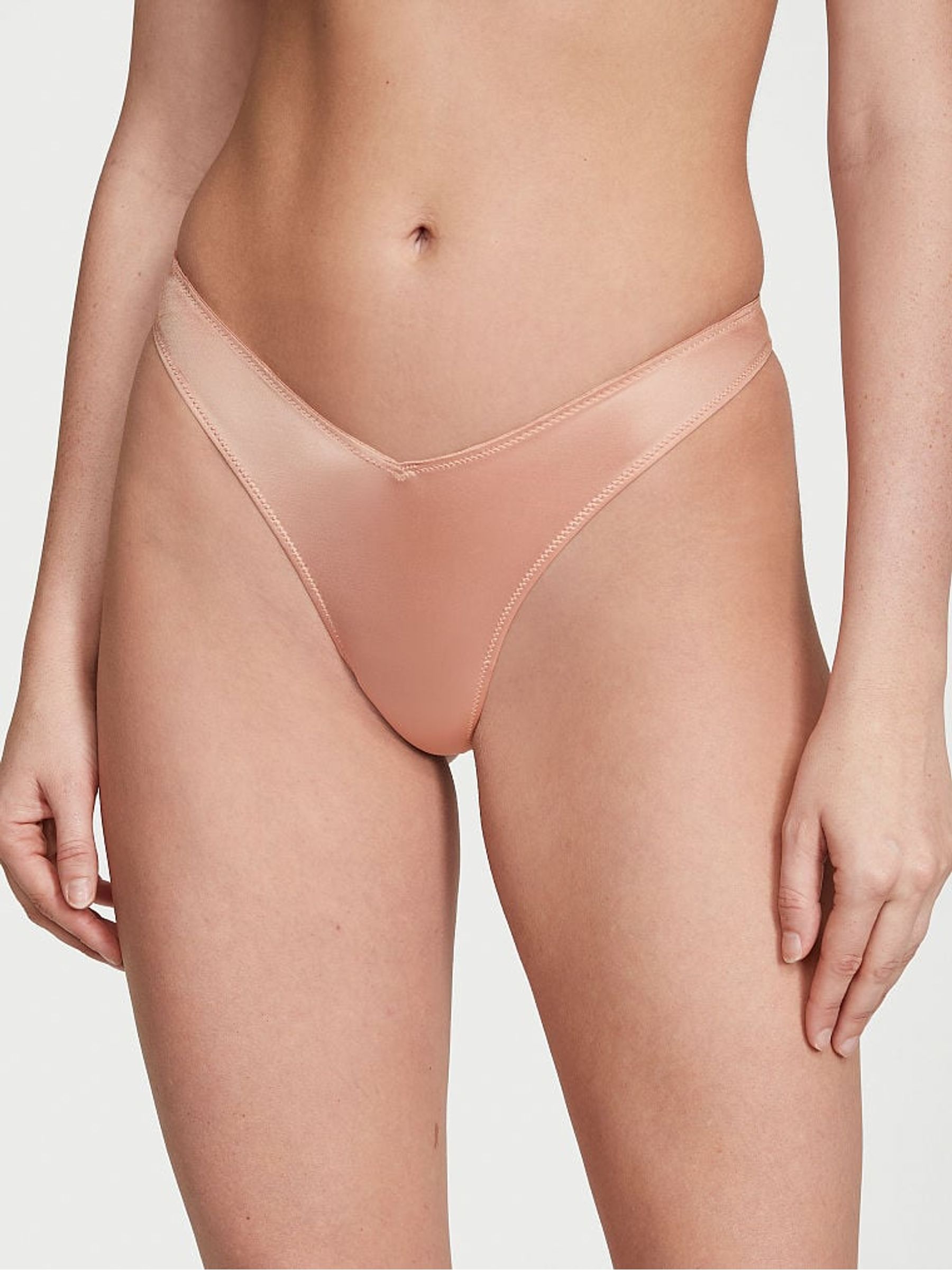 Macaron Nude Thong Knickers - Image 1 of 3