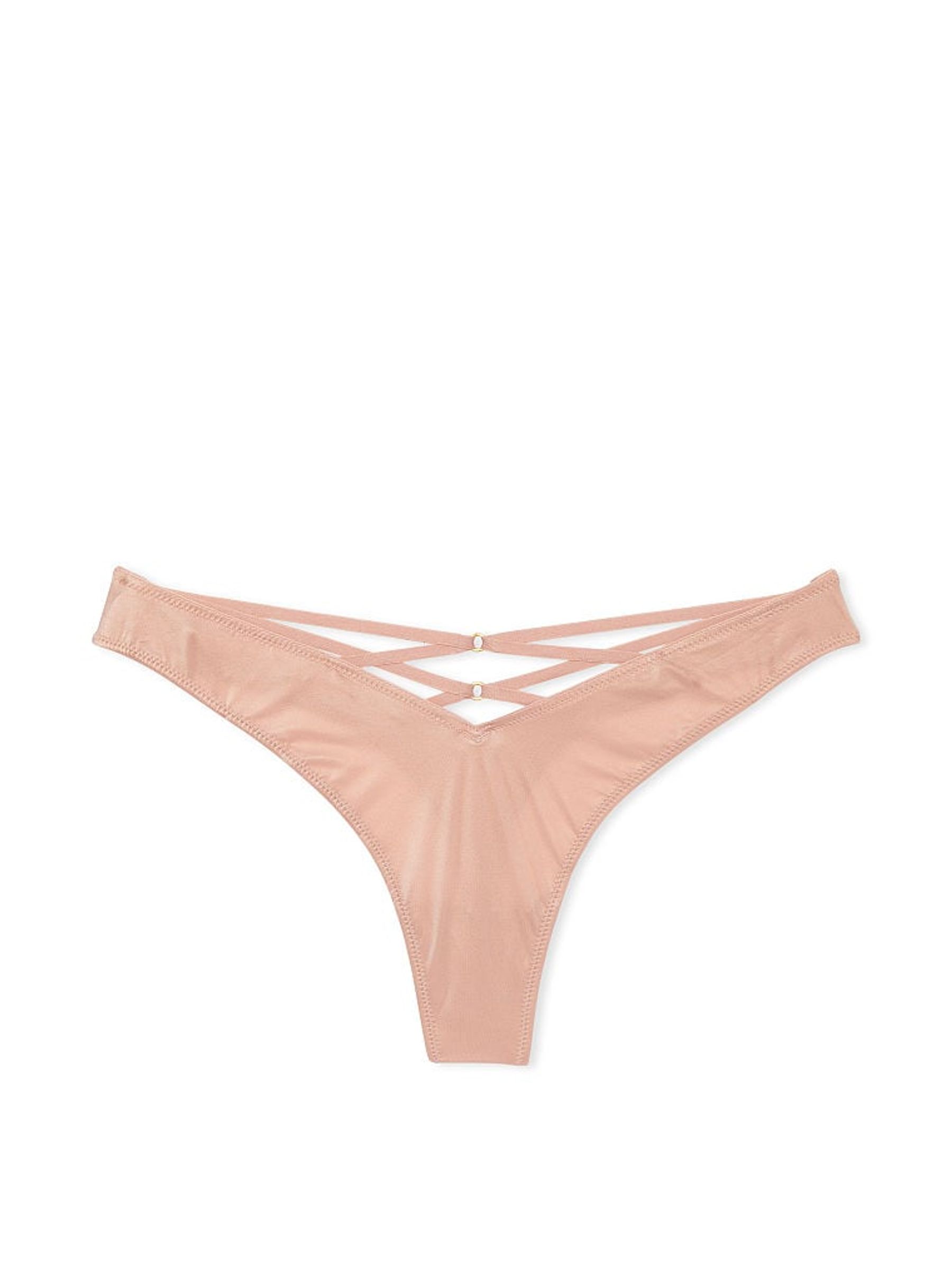 Macaron Nude Thong Knickers - Image 3 of 3