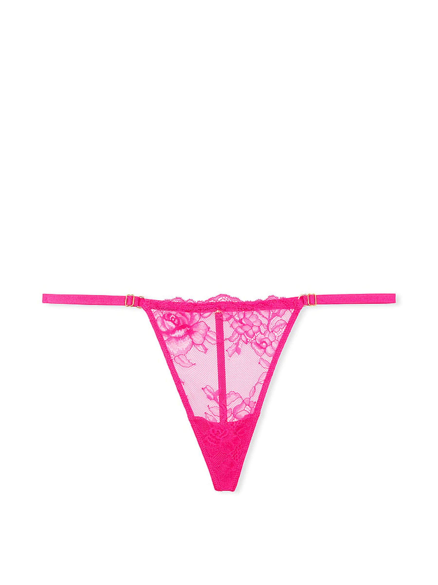 Forever Pink Lace G String Knickers - Image 3 of 3