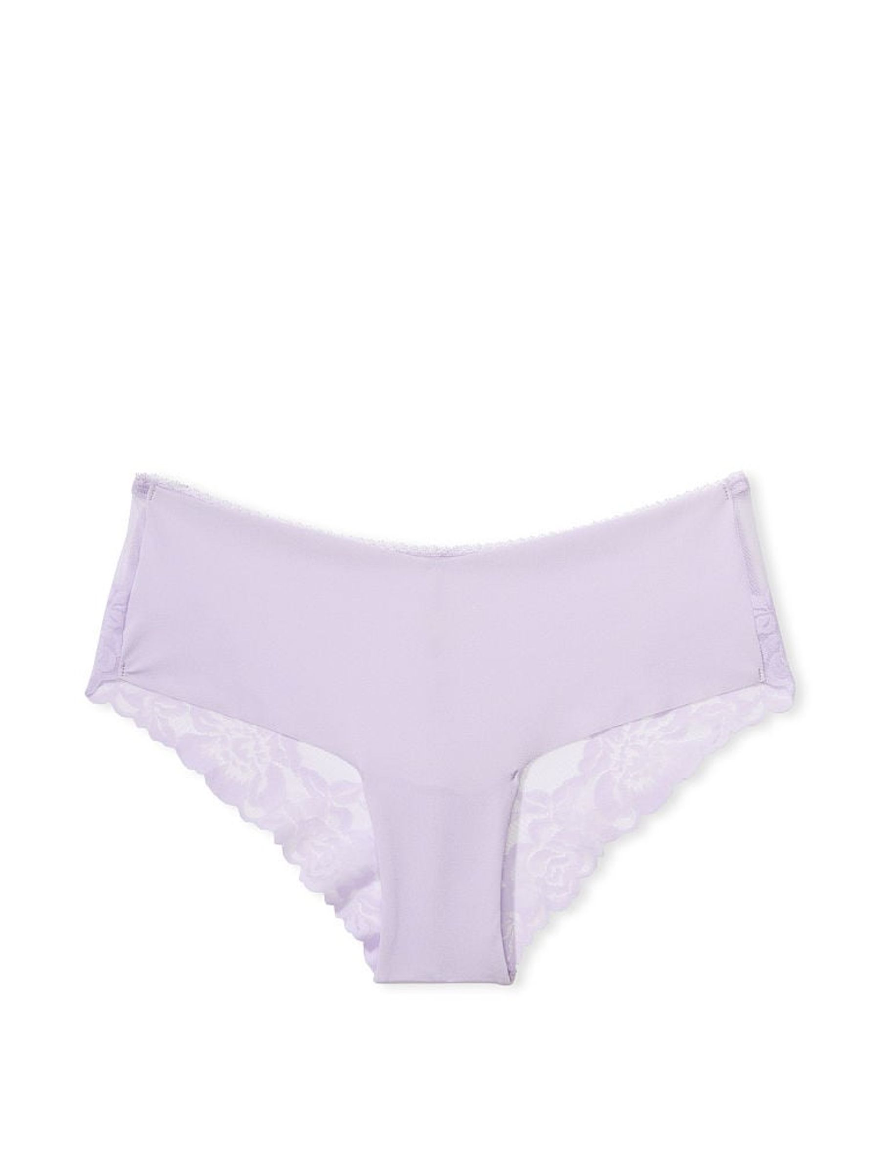 Lucky Lilac Purple Roses Lace Cheeky Knickers - Image 3 of 3