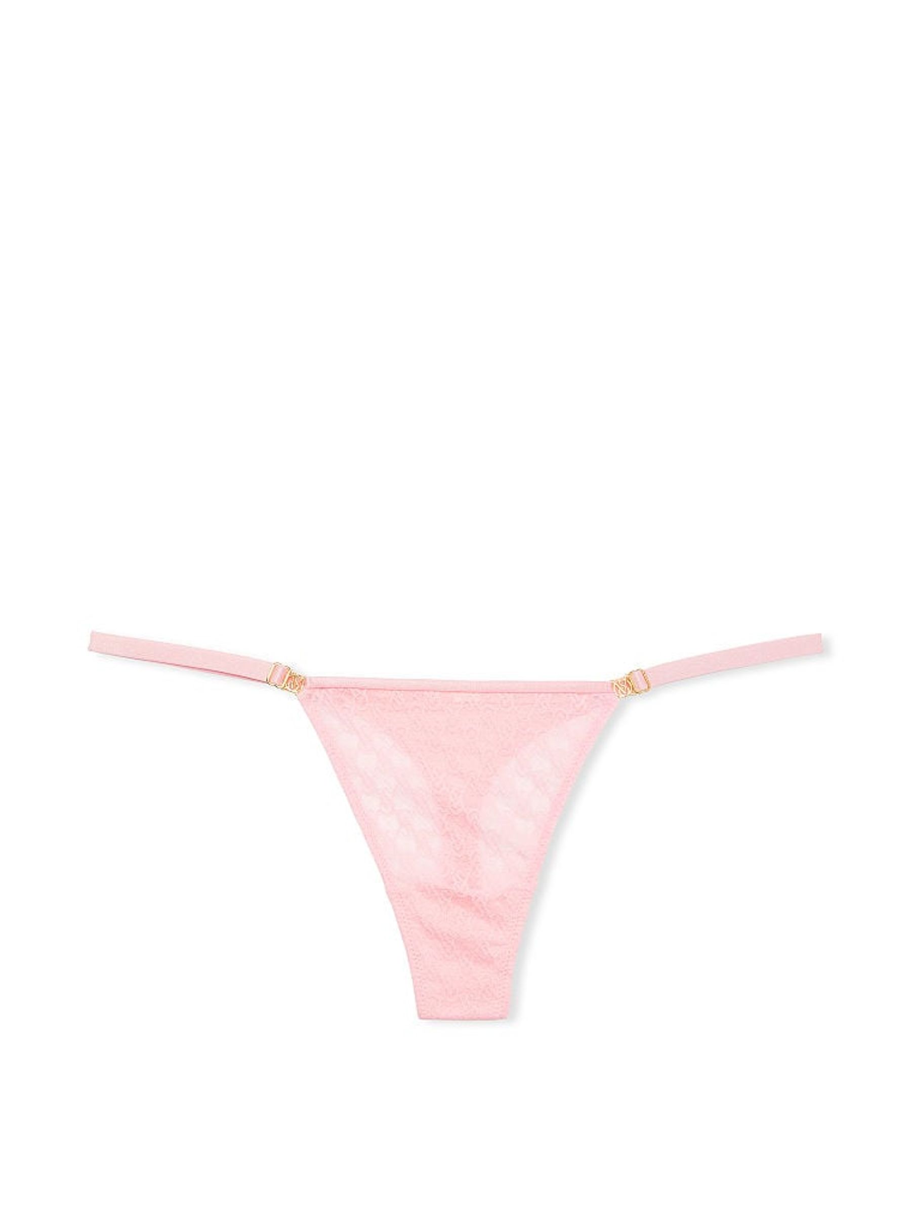 Pretty Blossom Pink Thong Icon Knickers - Image 3 of 3