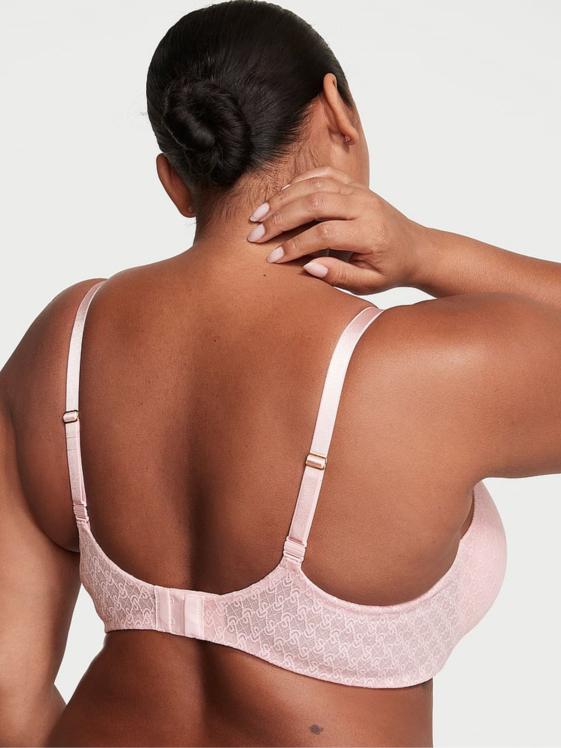 Pretty Blossom Pink Icon Push Up Demi Bra - Image 2 of 3