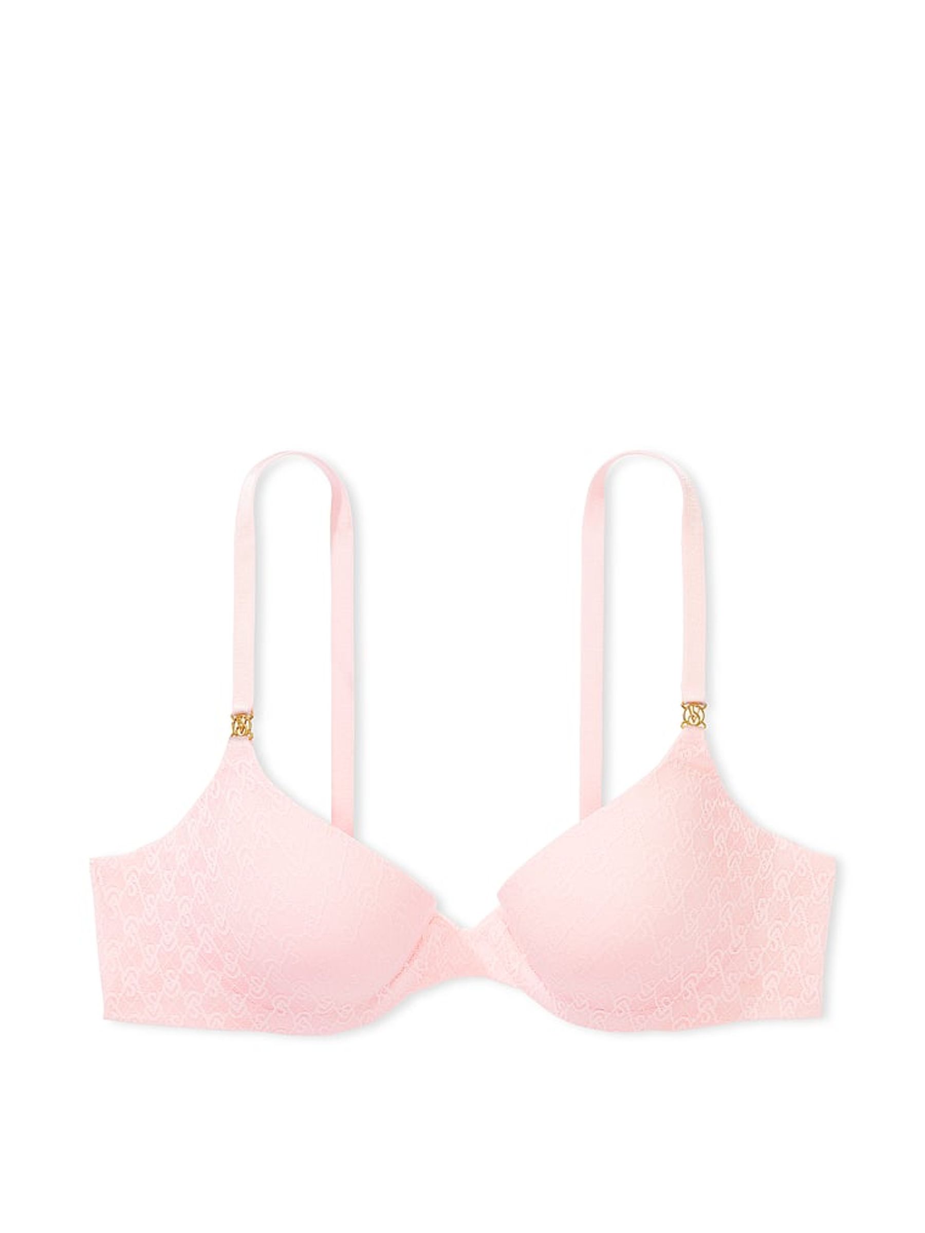 Pretty Blossom Pink Icon Push Up Demi Bra - Image 3 of 3