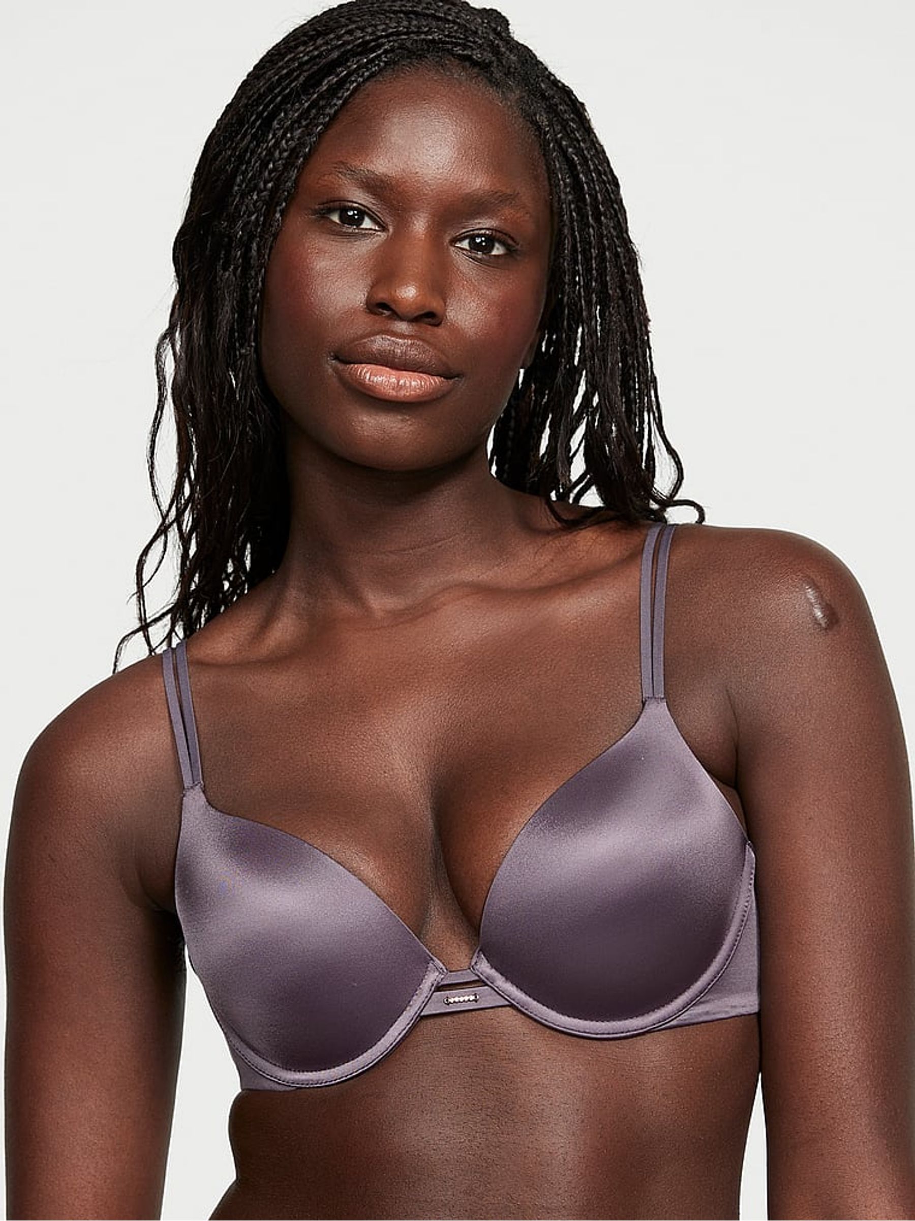 Tornado Purple Smooth Plunge Push Up Bra - Image 1 of 3