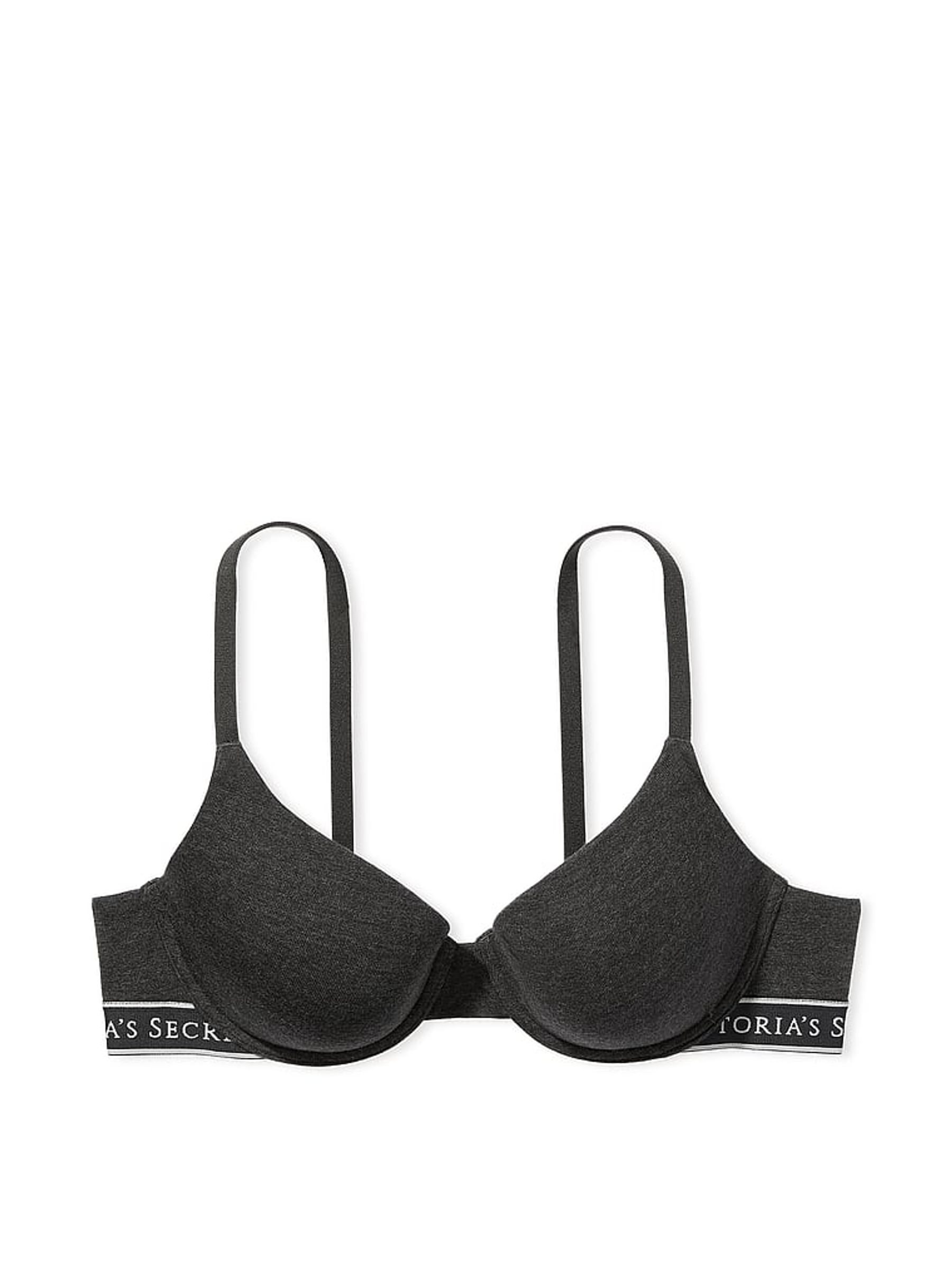 Charcoal Heather Grey Demi Lightly Lined Bra - Image 1 of 1