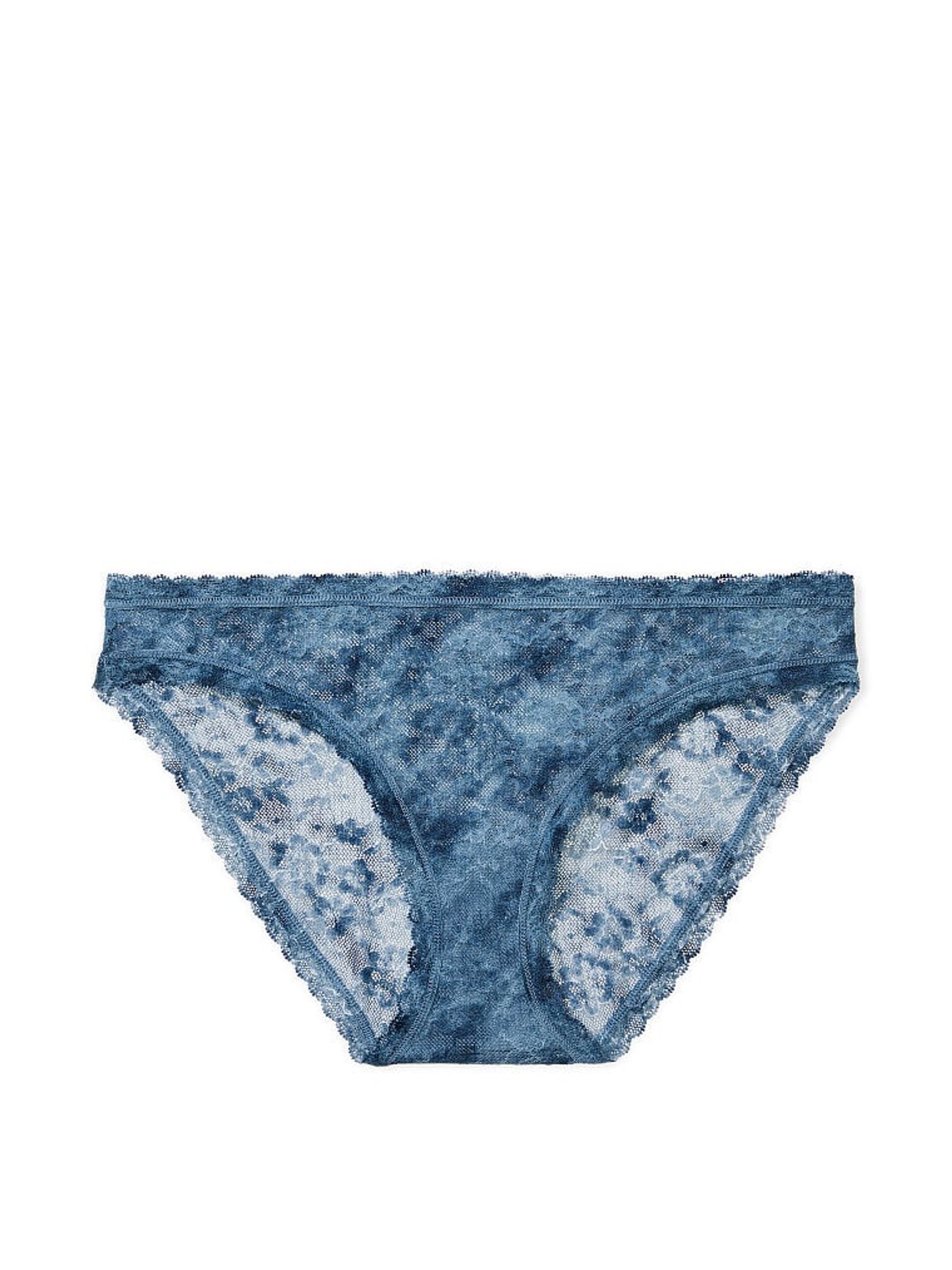 Country Blue Bikini Lace Knickers - Image 3 of 3
