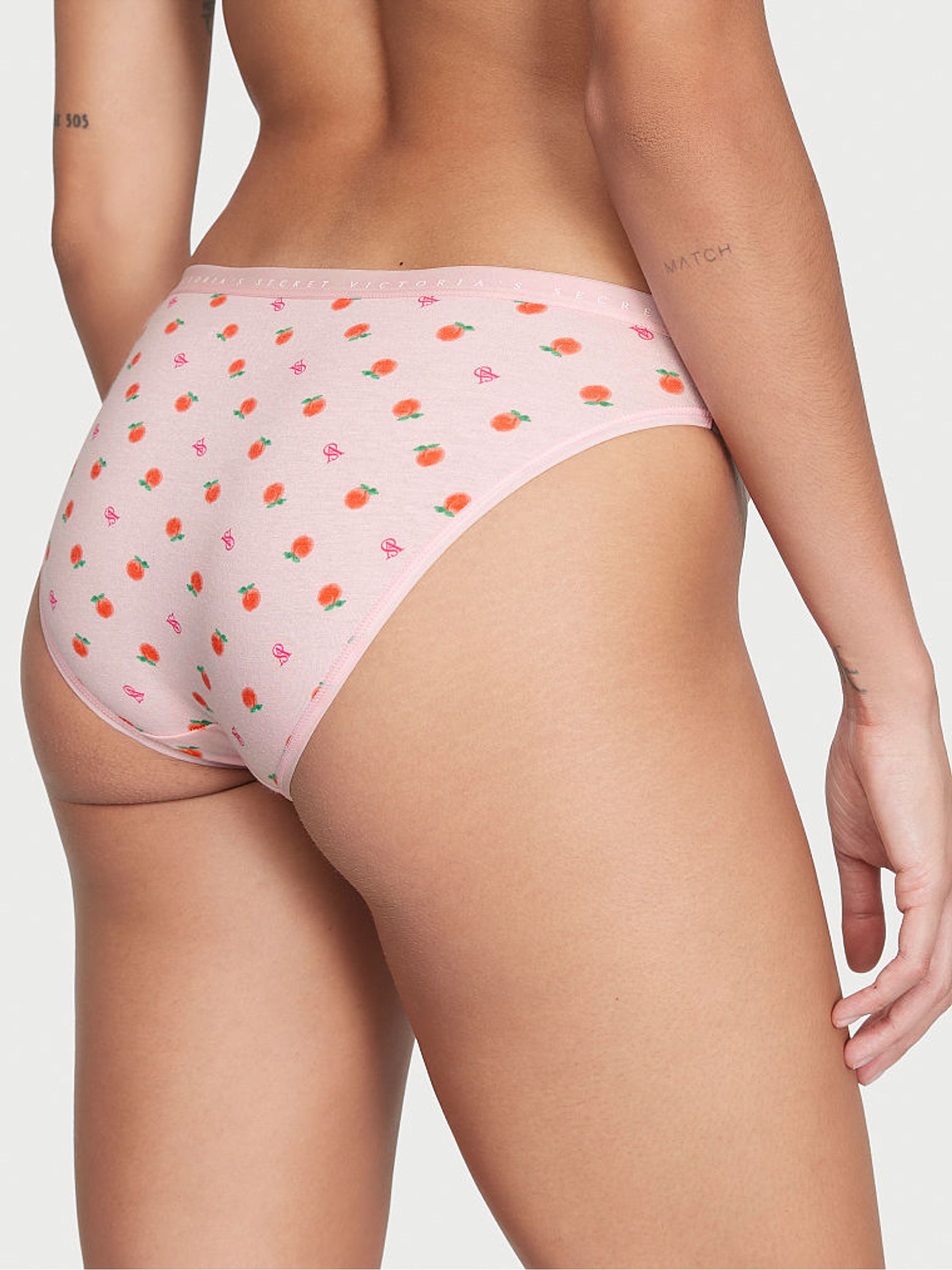 Pretty Blossom Sweet Peach Pink Bikini Knickers - Image 2 of 3