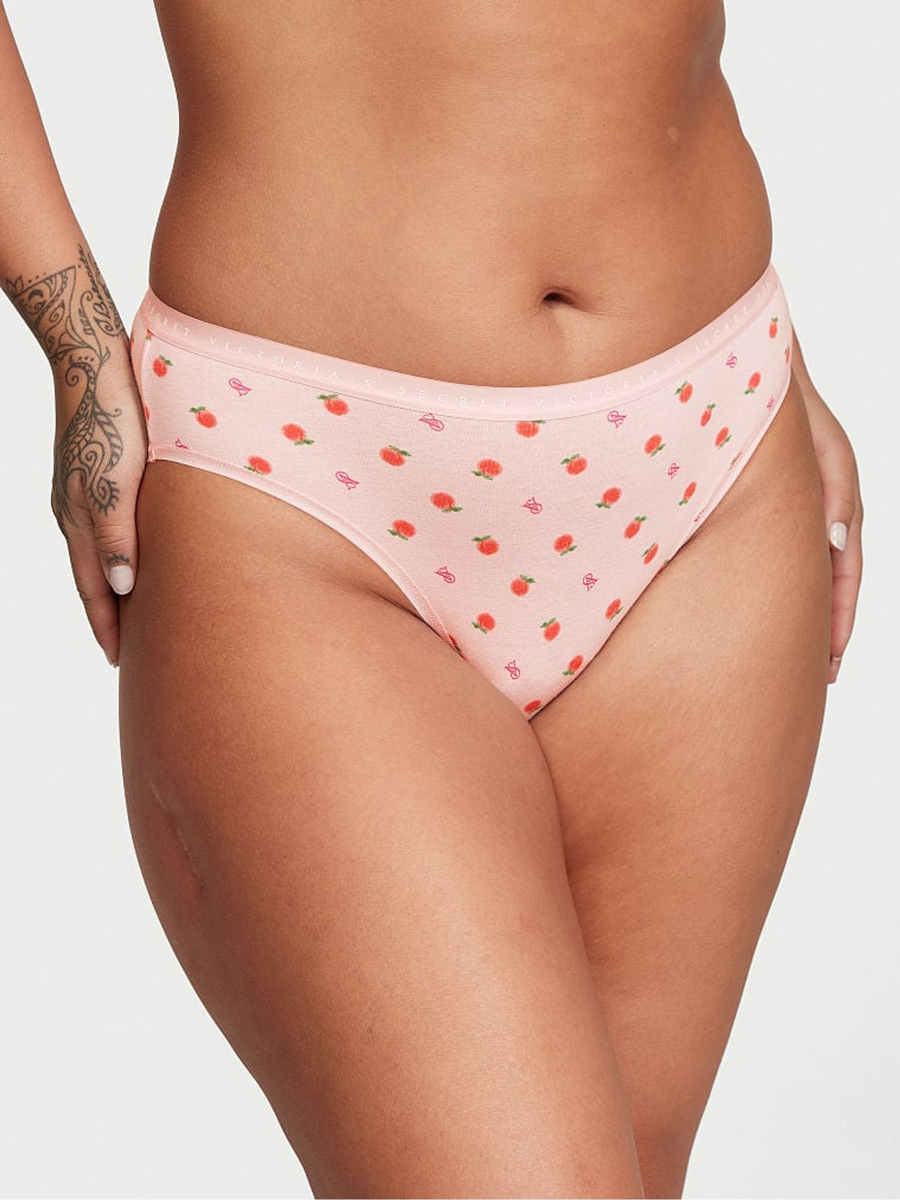 Pretty Blossom Sweet Peach Pink Brief Knickers - Image 1 of 1