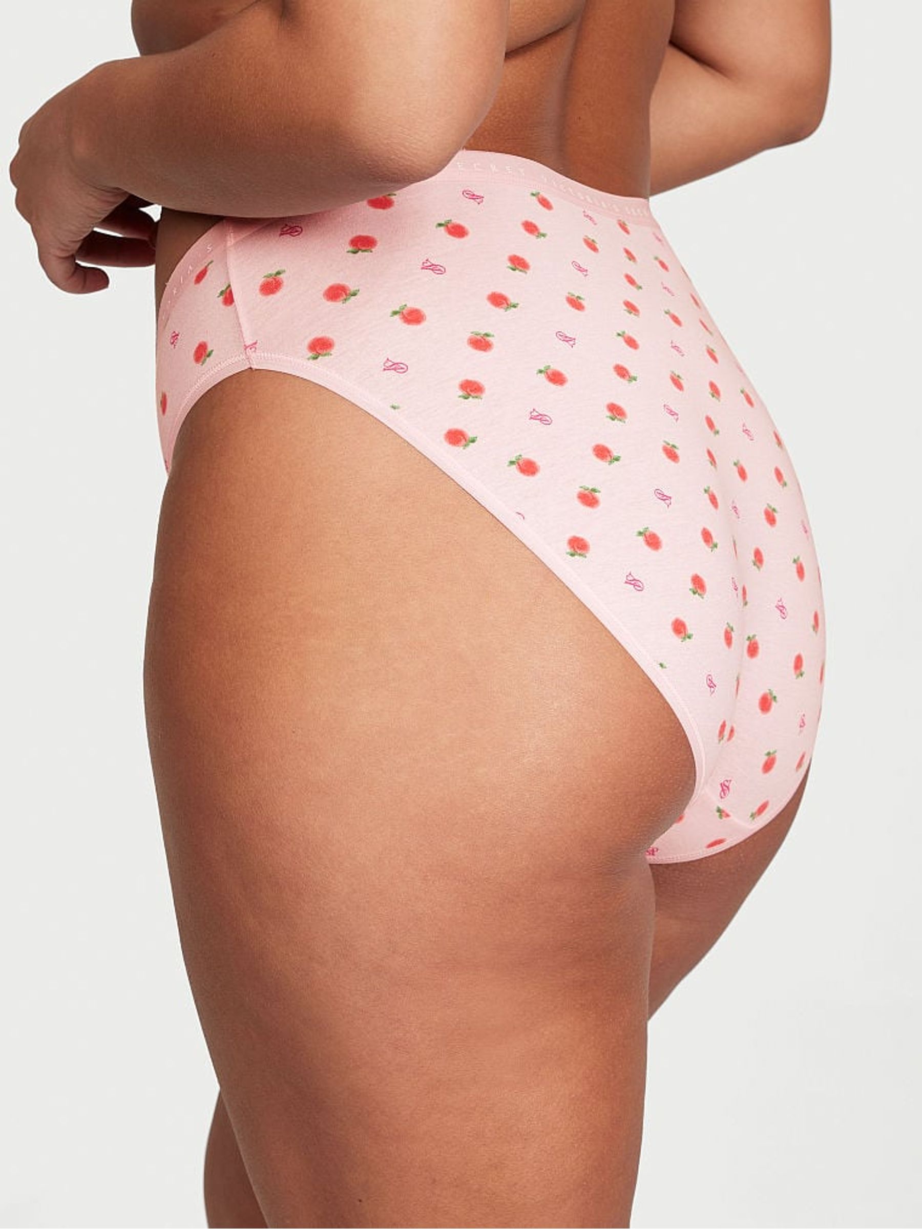 Pretty Blossom Sweet Peach Pink Brief Knickers - Image 2 of 3