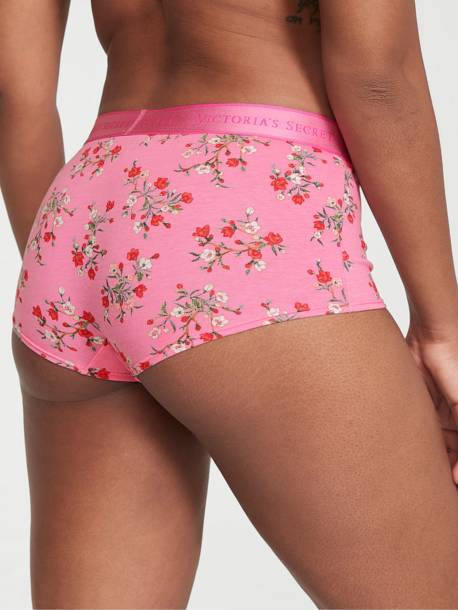 Hollywood Pink Blossoms Short Logo Knickers - Image 2 of 3