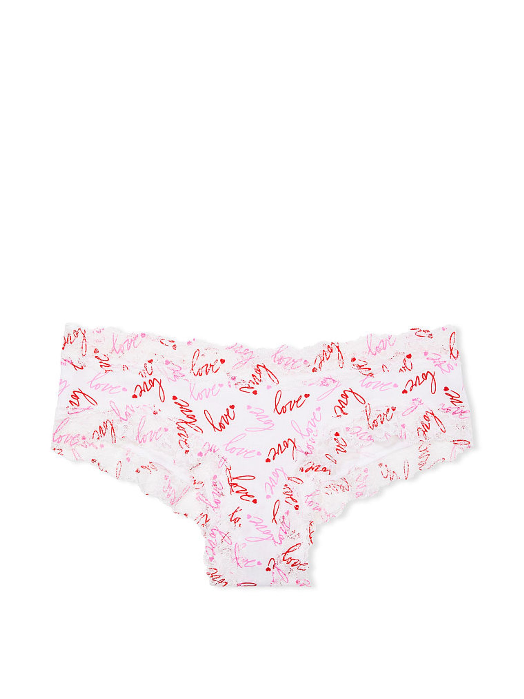 Tossed Love Pink Lace Waist Cheeky Knickers - Image 3 of 3