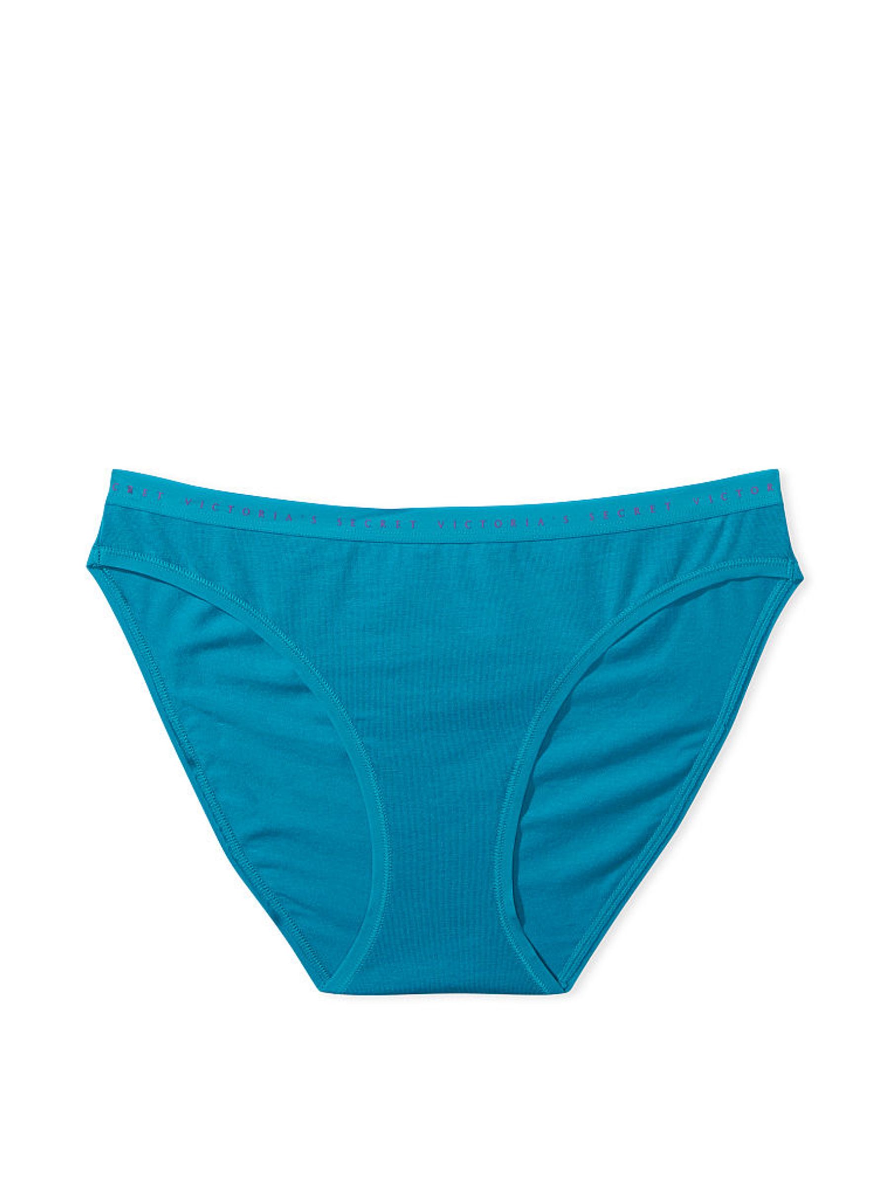 High Dive Blue Bikini Stretch Cotton Knickers - Image 3 of 3
