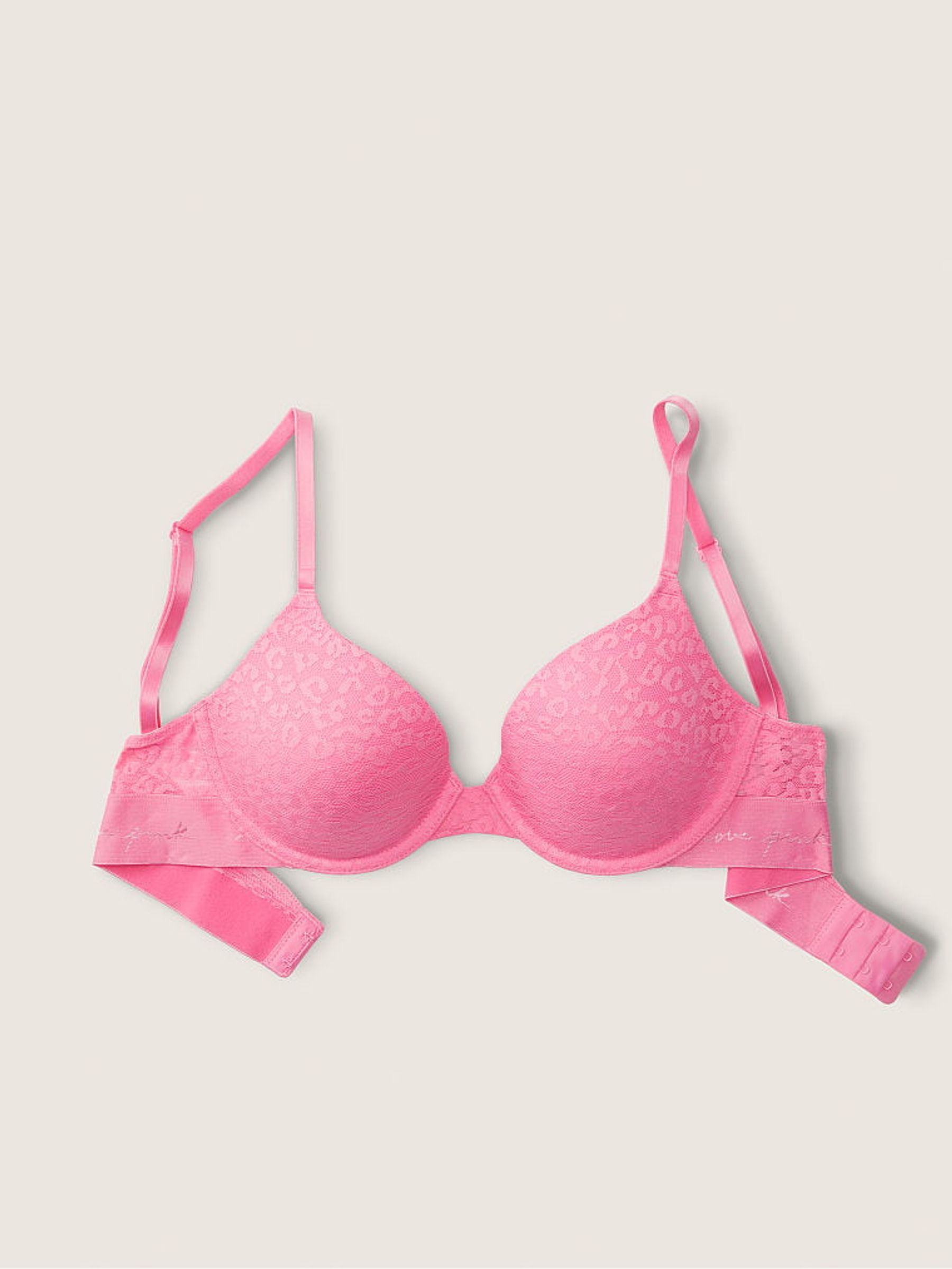 Dreamy Pink Lace Lightly Lined T-Shirt Bra - Image 3 of 3