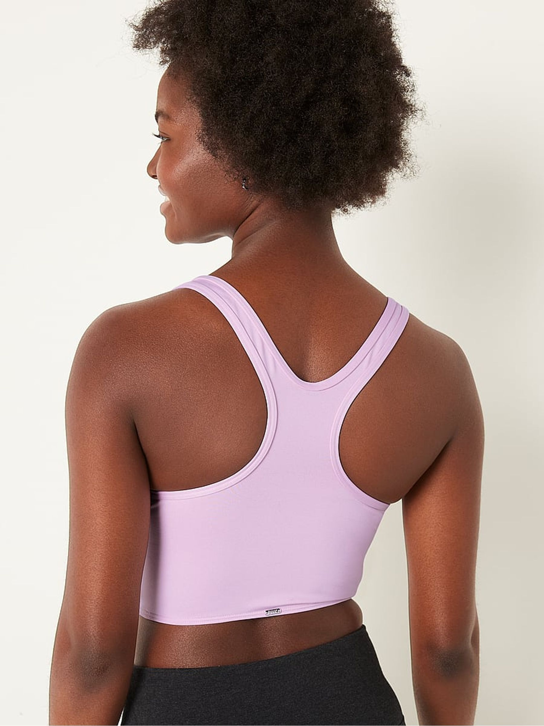 Misty Lilac Purple Push Up Sports Bra - Image 2 of 3