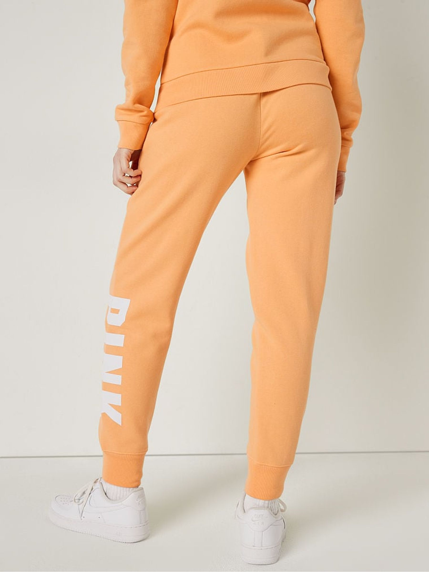 Light Orange Sans Logo Fleece Lounge Jogger - Image 2 of 3