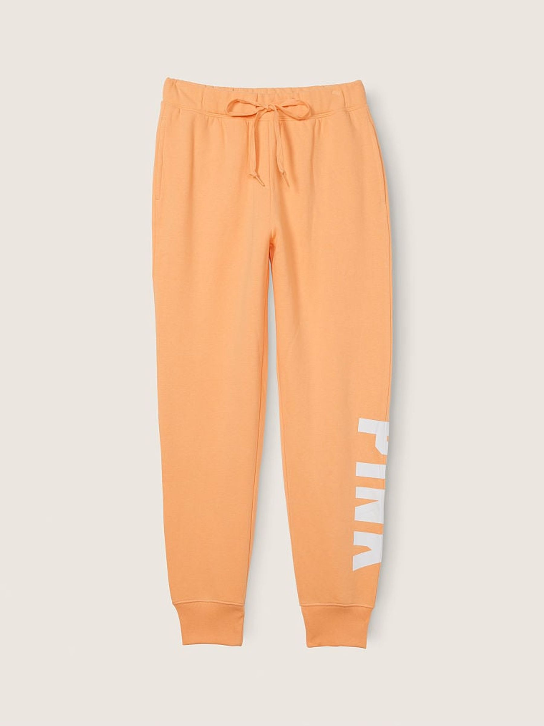 Light Orange Sans Logo Fleece Lounge Jogger - Image 3 of 3