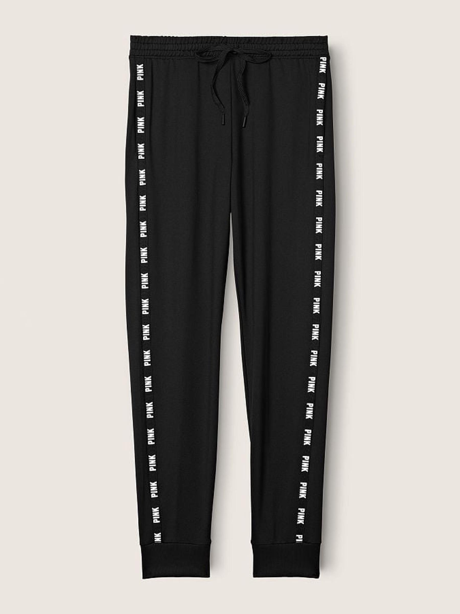 Pure Black Logo Full Length Lounge Jogger - Image 3 of 3
