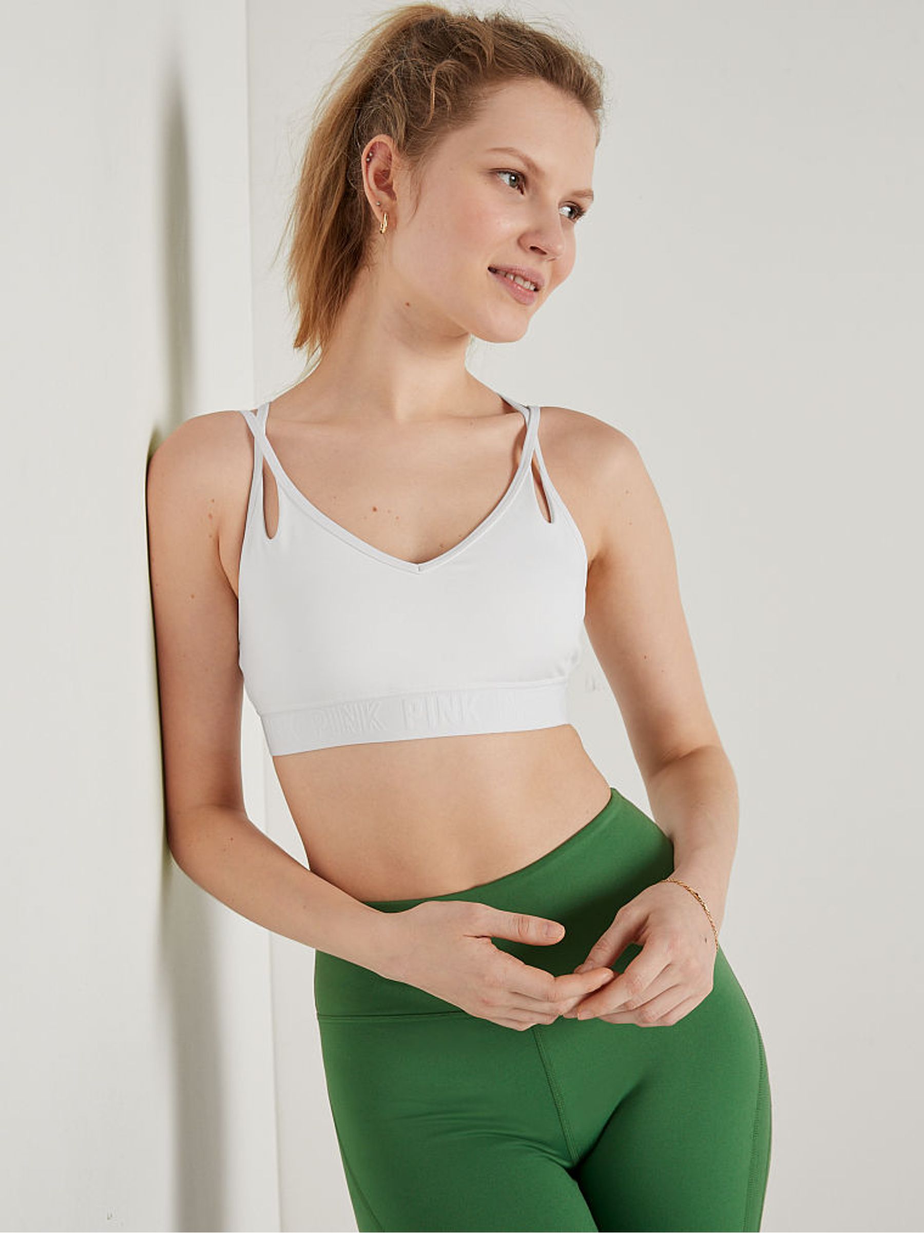 Optic White Ultimate Strappy Back Lightly Lined Bra - Image 1 of 4