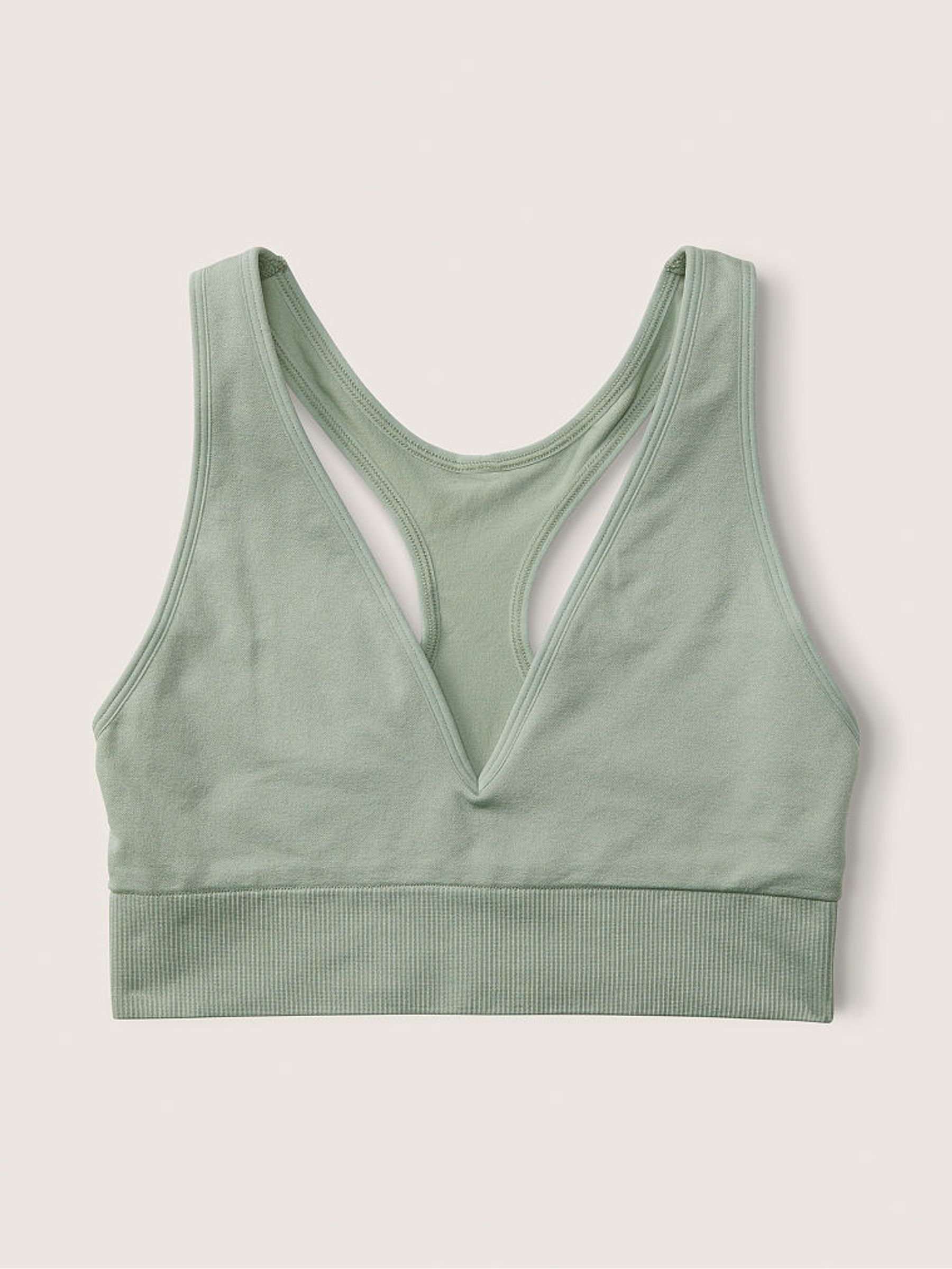 Iceberg Green Seamless Plunge Bralette - Image 3 of 3