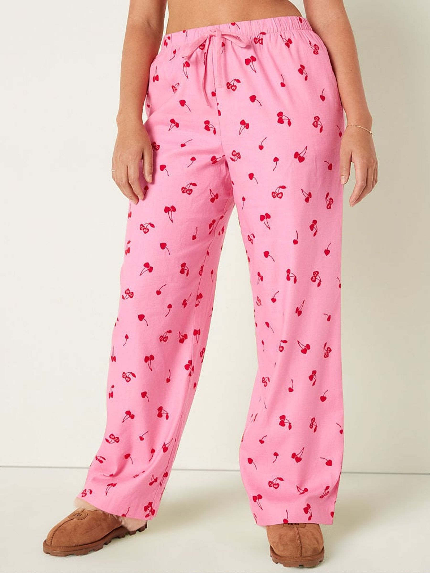 Dreamy Pink Flannel Pyjama Bottoms - Image 1 of 2