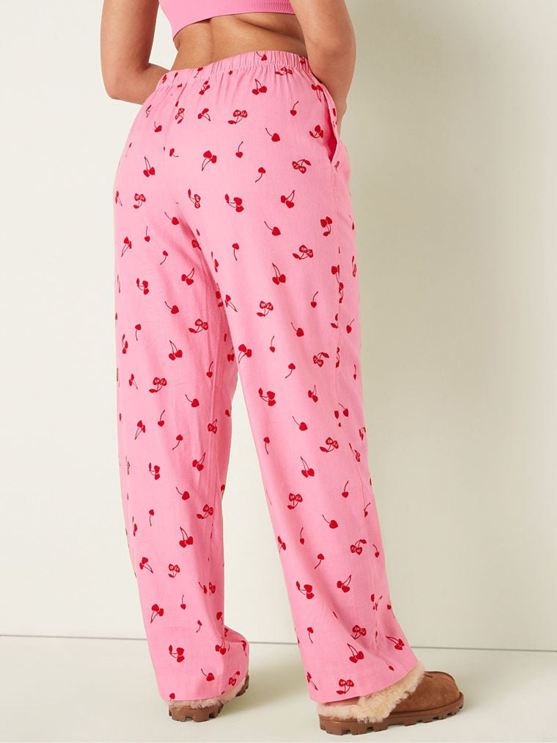 Dreamy Pink Flannel Pyjama Bottoms - Image 2 of 2