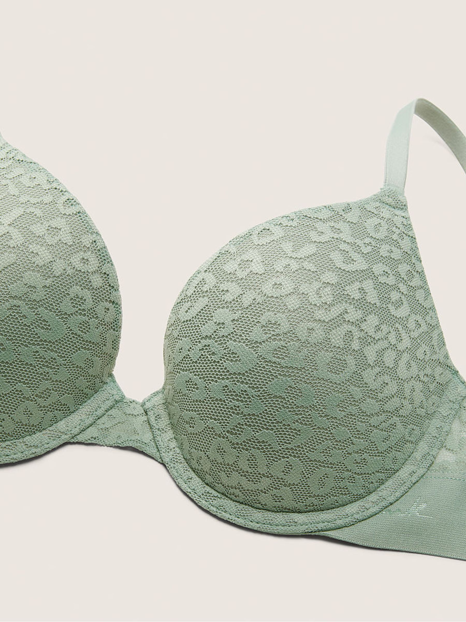 Iceberg Green Push Up T-Shirt Bra - Image 5 of 5