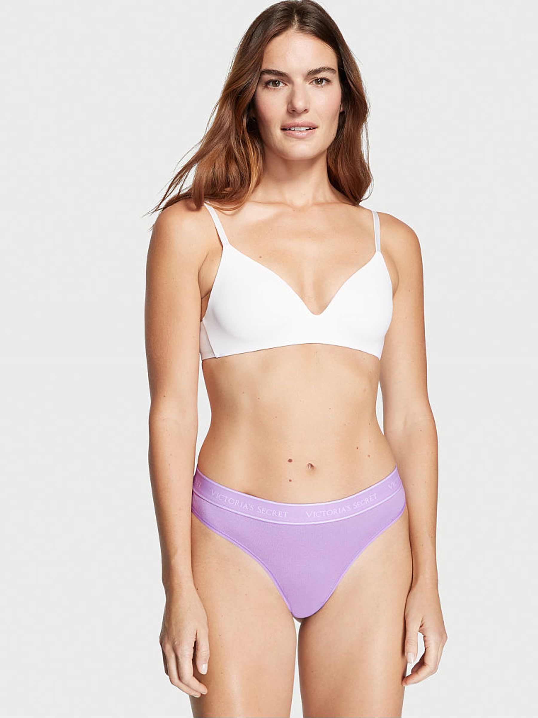 Purple High-Waist Boyshort Knickers - Image 1 of 3