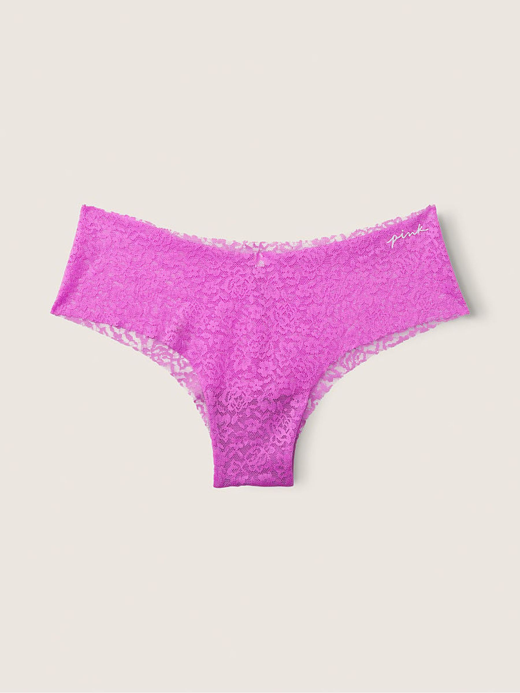 House Party Purple No Show Lace Cheeky Knickers - Image 1 of 2