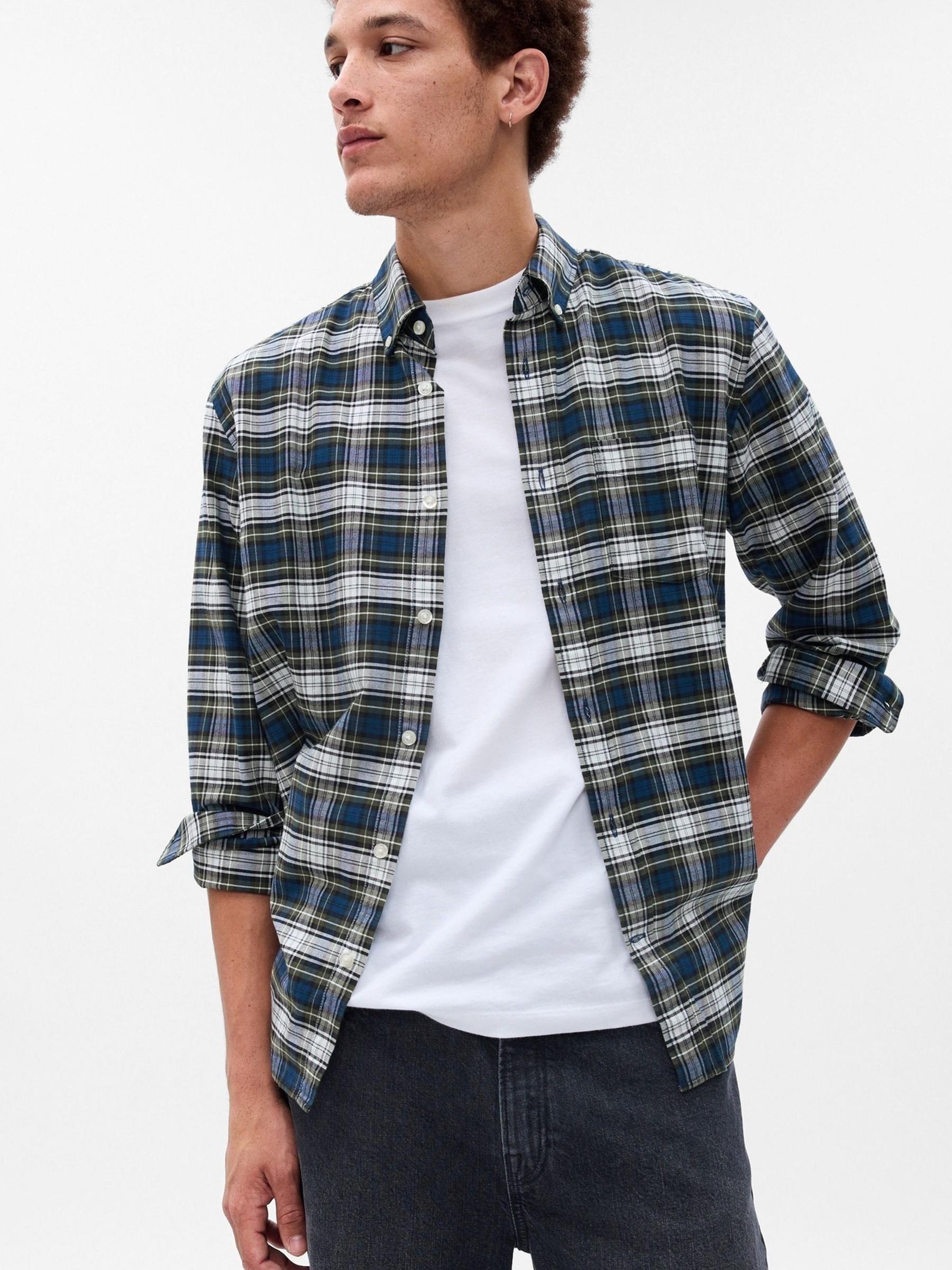 Blue Classic Oxford Shirt in Standard Fit - Image 1 of 1