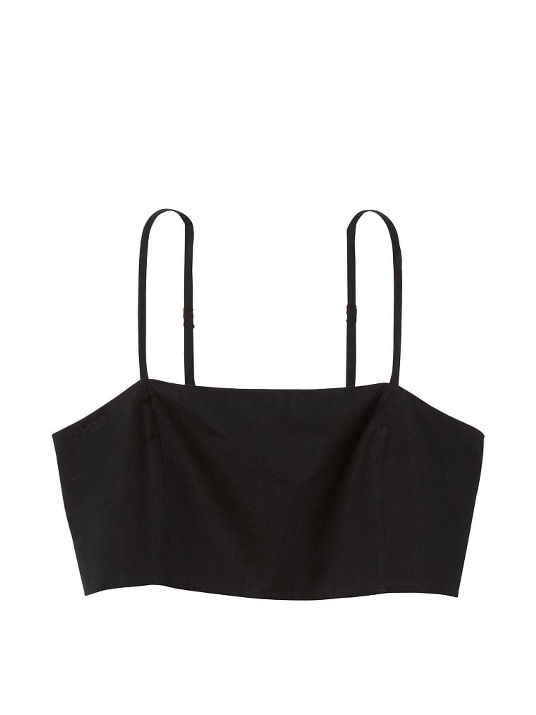 Black Linen Crop Top - Image 3 of 4