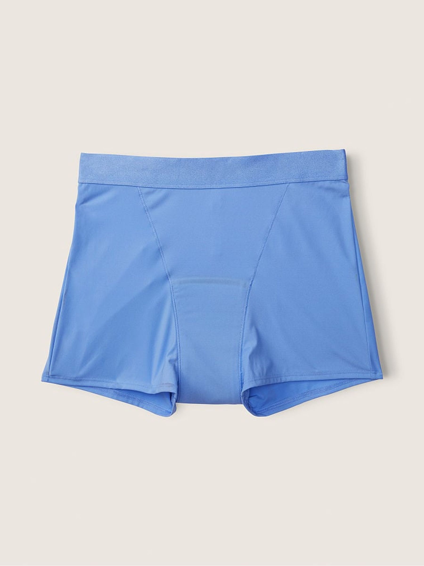 Cornflower Blue With Graphic Period Boyshort Knickers - Image 1 of 1