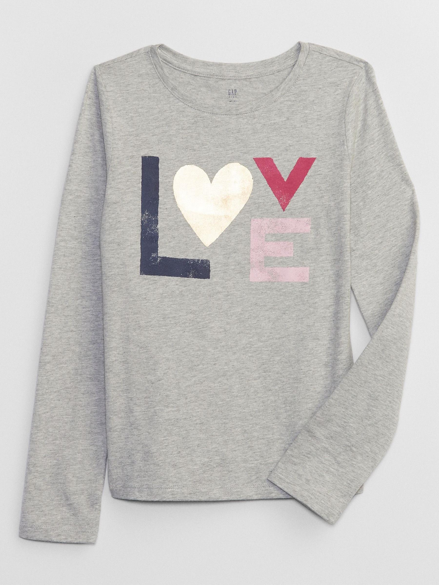 Grey Graphic Long Sleeve Crew Neck T-Shirt - Image 1 of 1