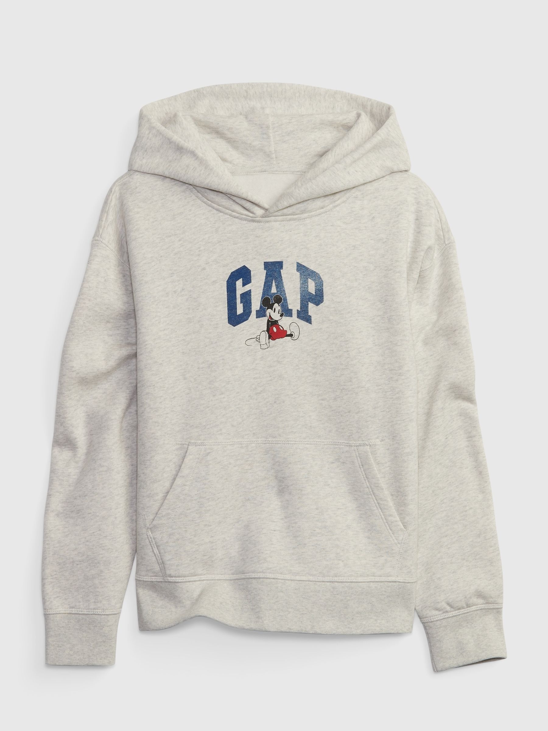 Grey Disney Mickey Mouse Graphic Hoodie - Image 1 of 2