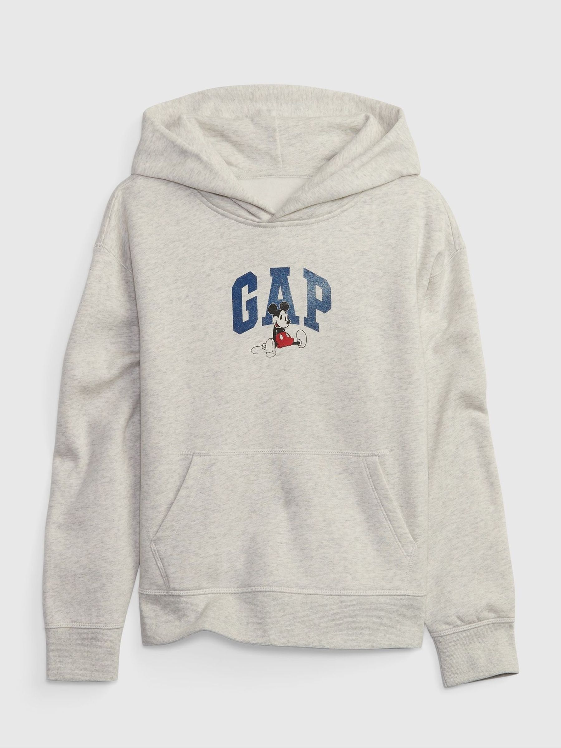Grey Disney Mickey Mouse Graphic Hoodie - Image 2 of 2