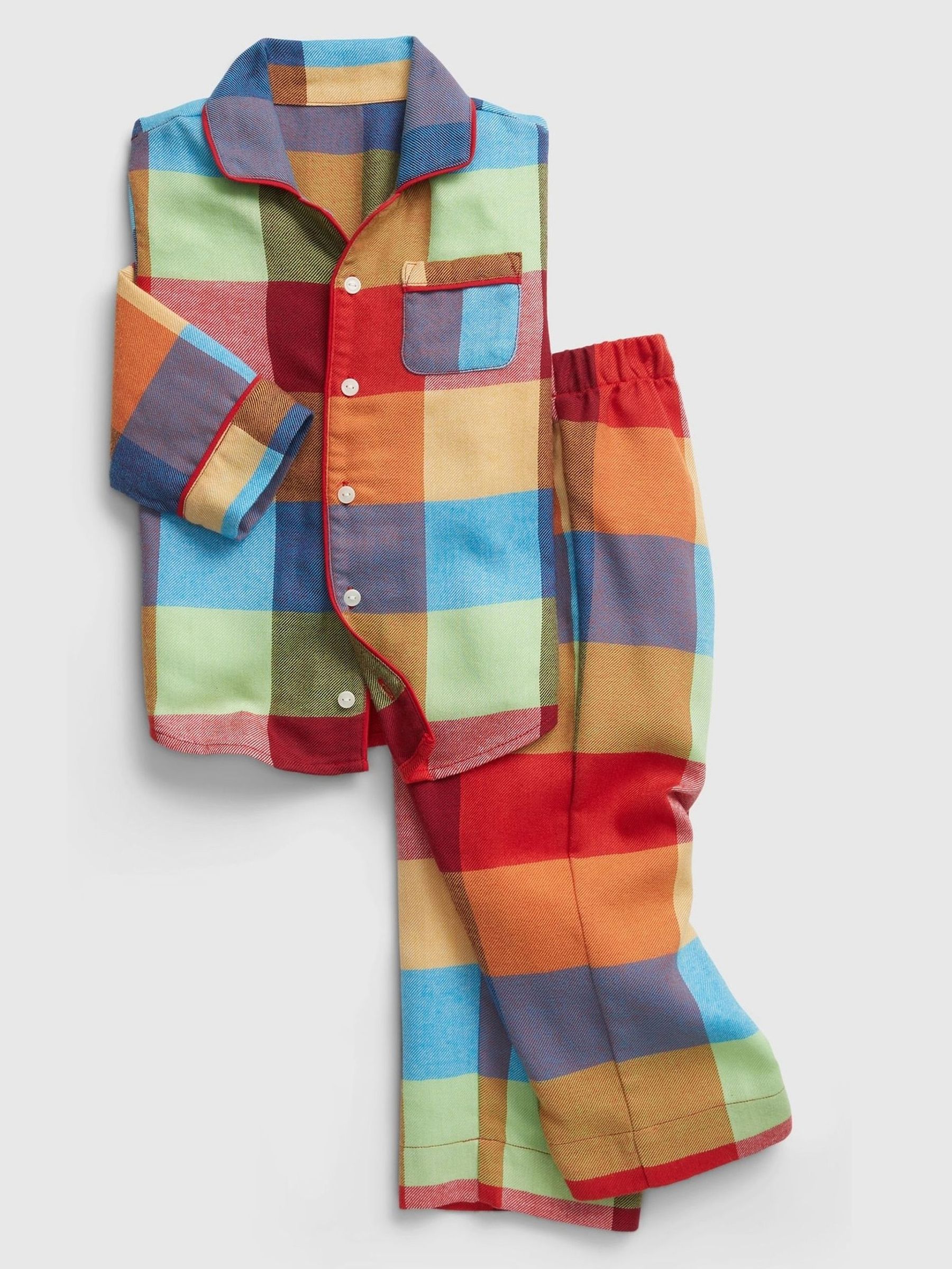 Recycled Happy Plaid Pyjamas - Image 1 of 2