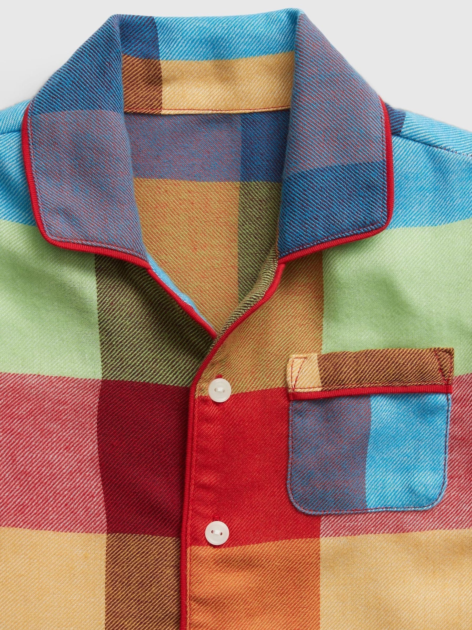 Recycled Happy Plaid Pyjamas - Image 2 of 2