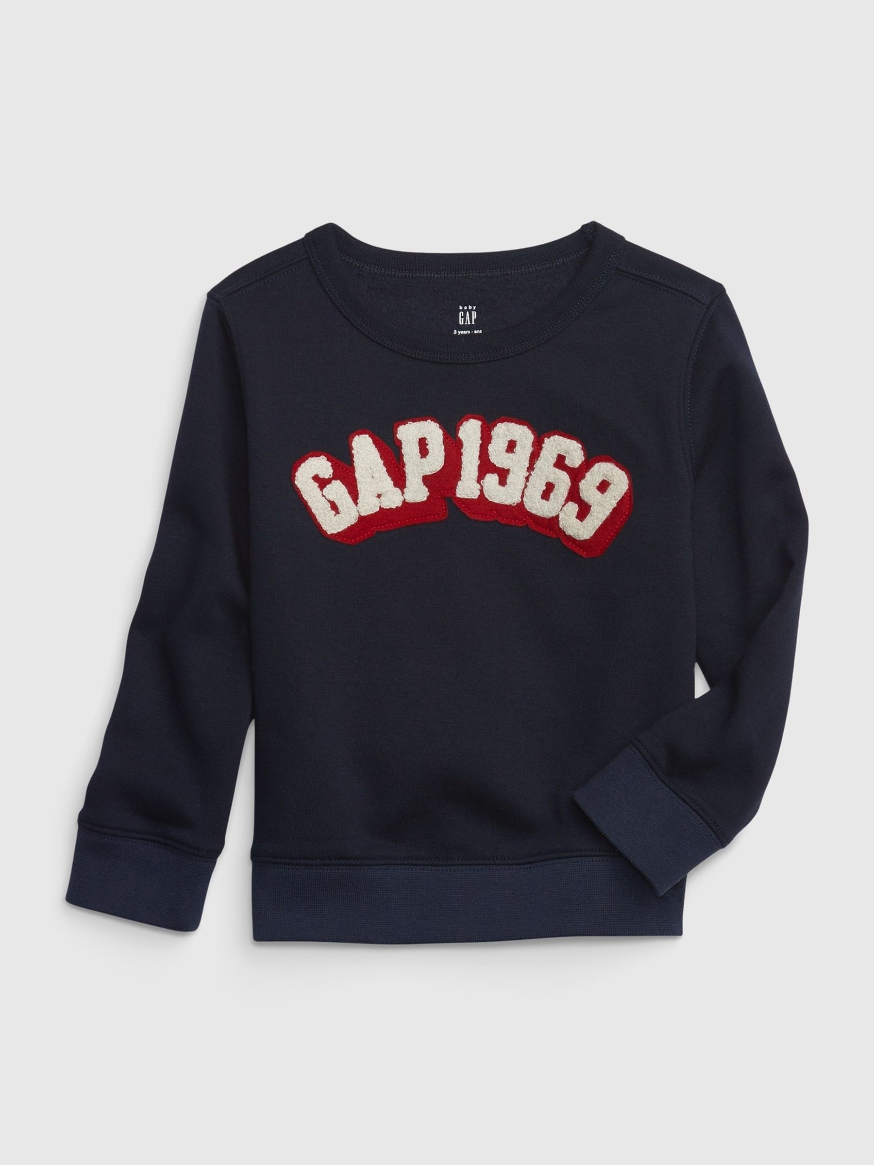 Navy Blue 1969 Logo Crew Neck Sweatshirt - Image 1 of 2