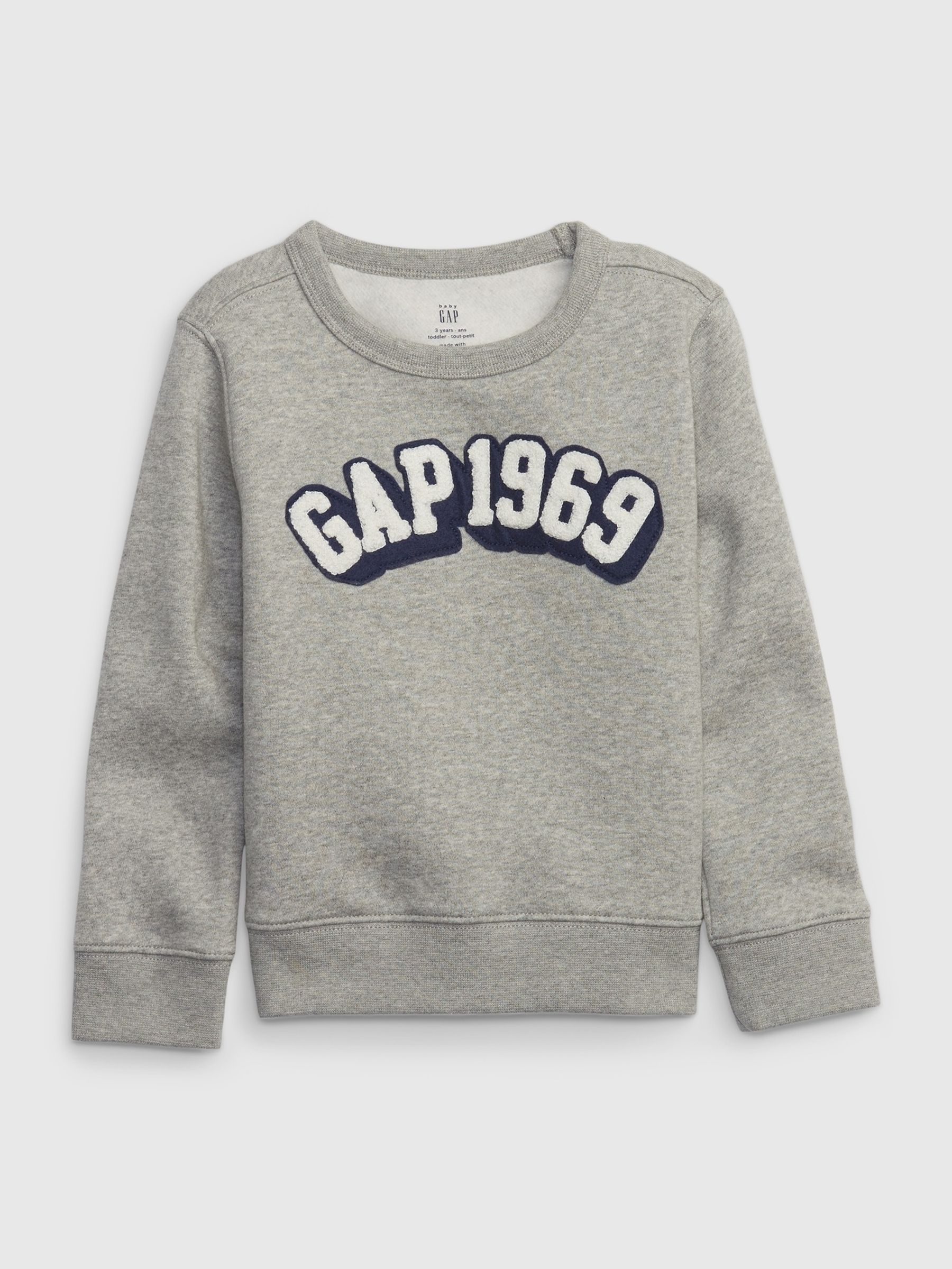 Grey 1969 Logo Crew Neck Sweatshirt - Image 1 of 1