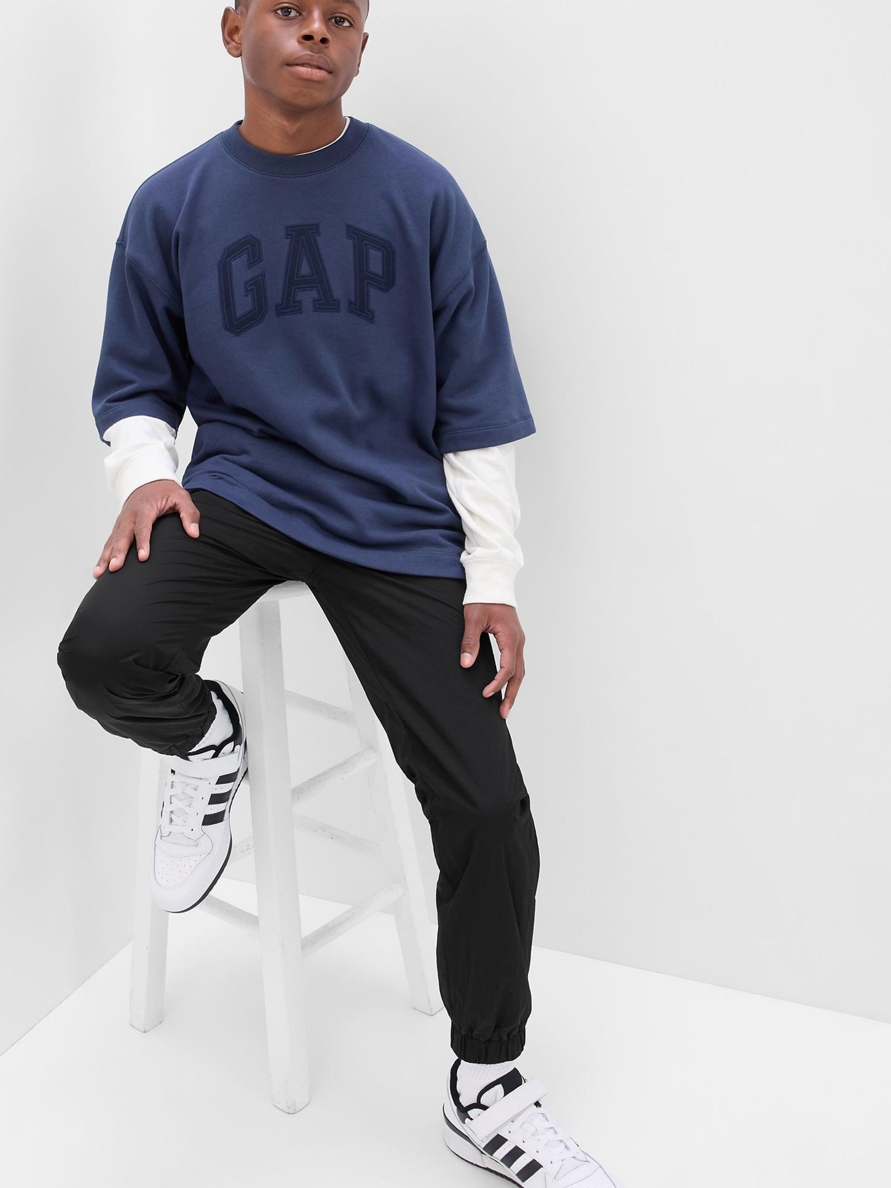 Black Cuffed Teen Cargo Trousers - Image 1 of 1
