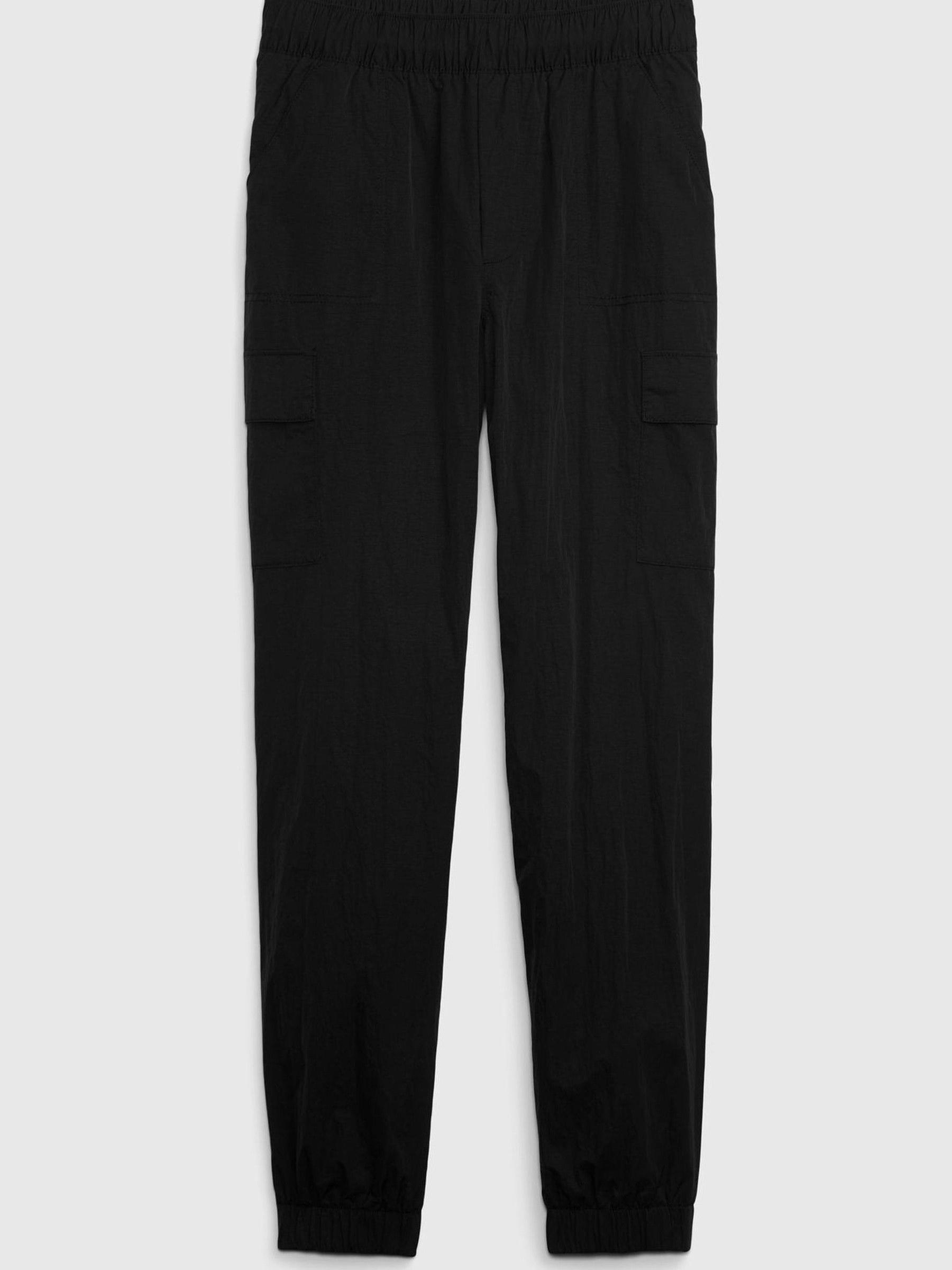 Black Cuffed Teen Cargo Trousers - Image 3 of 4