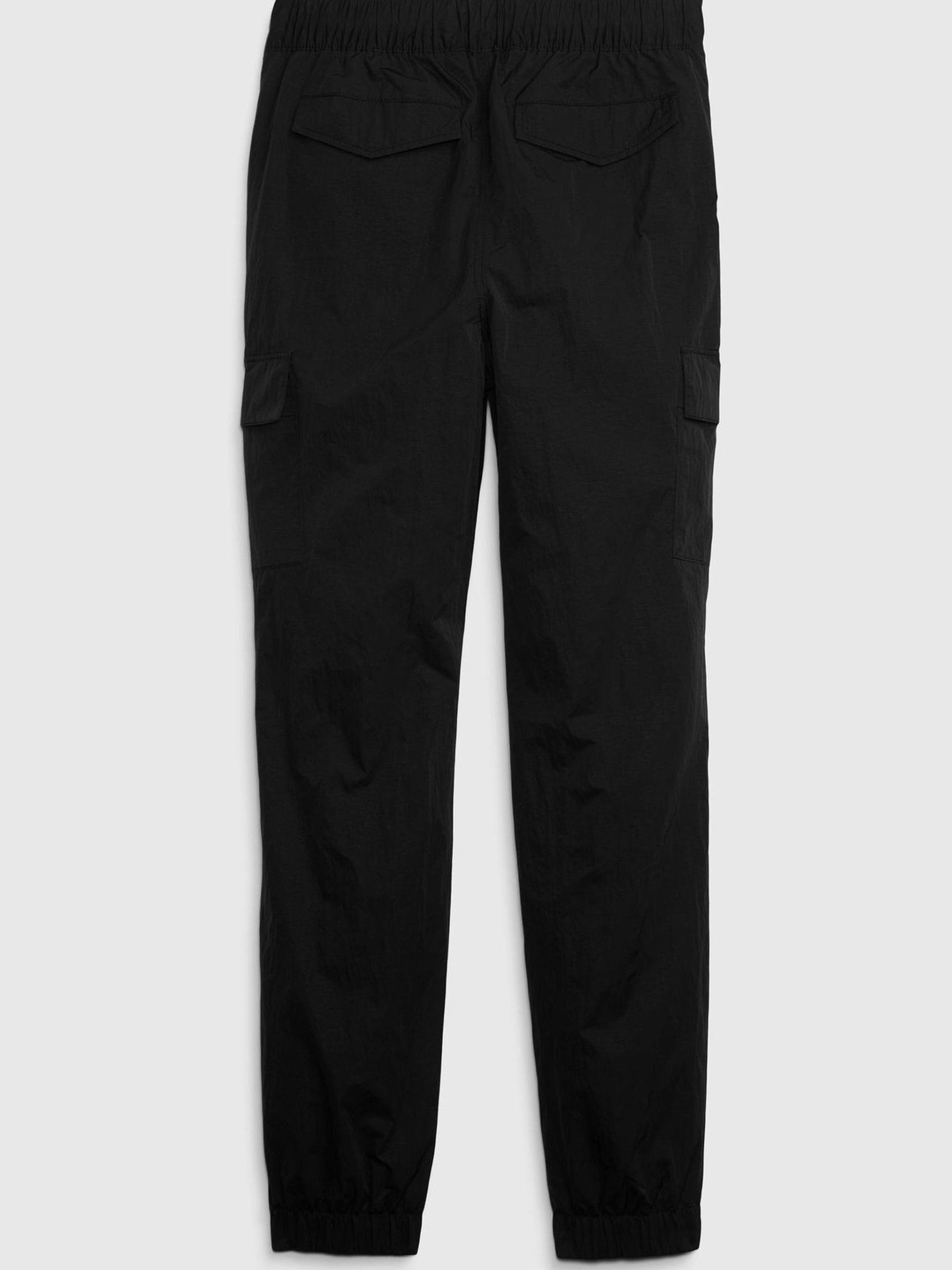 Black Cuffed Teen Cargo Trousers - Image 4 of 4