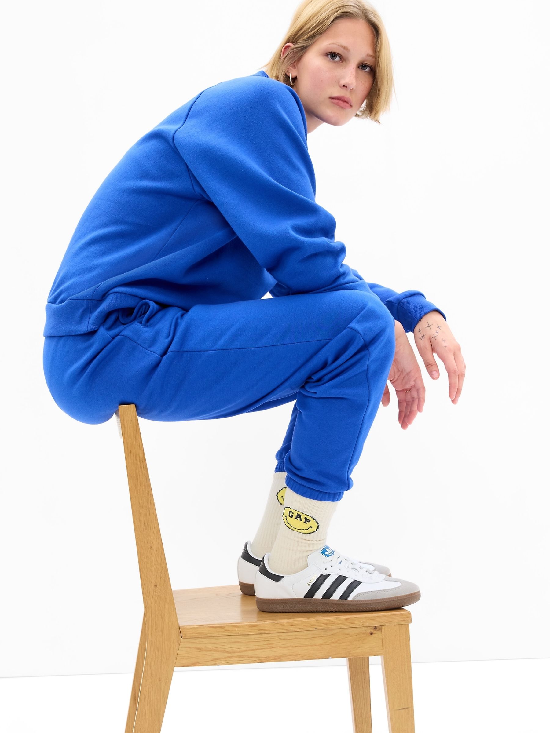 Cobalt Blue Crew Neck Sweatshirt - Image 1 of 1