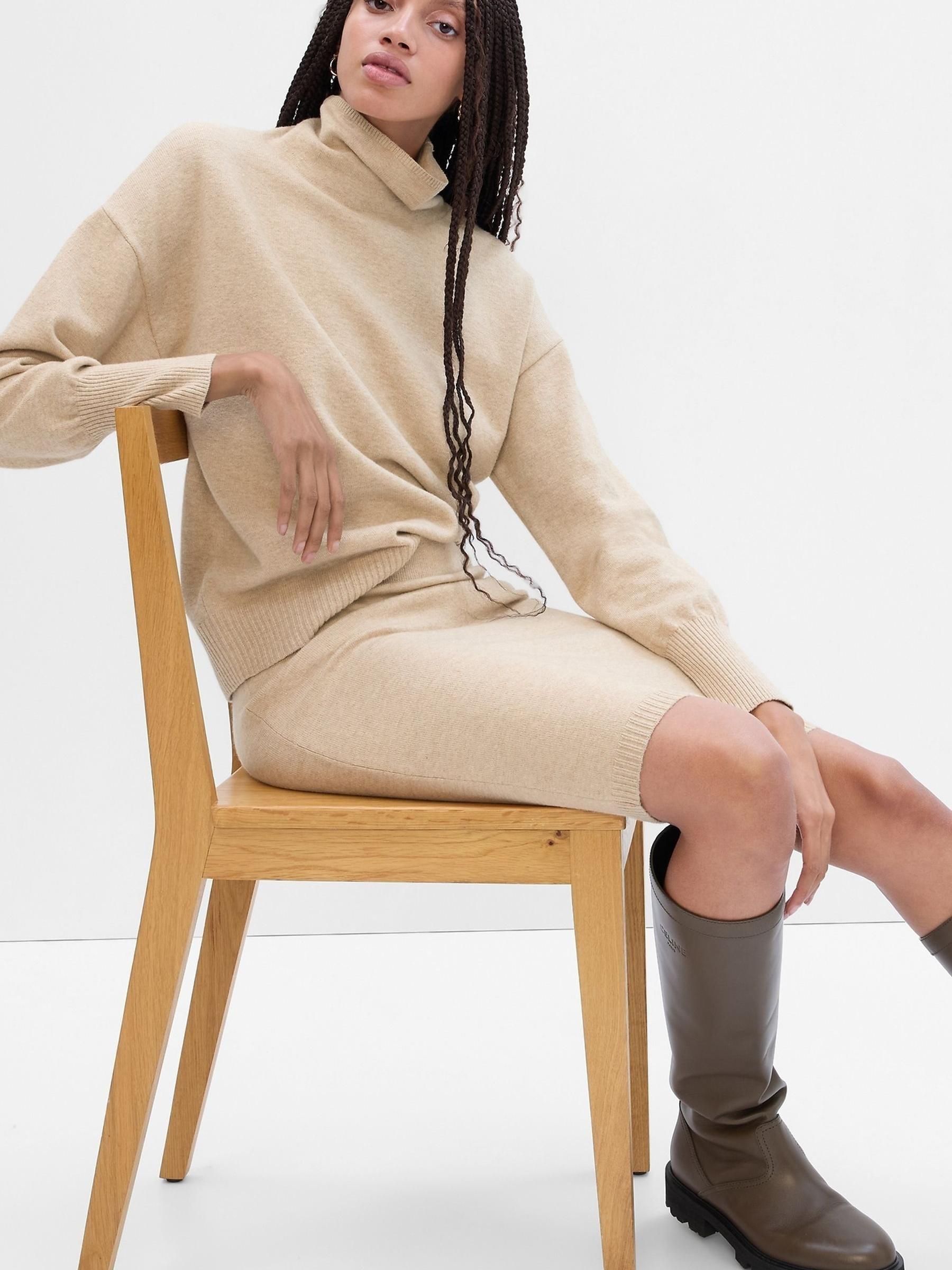 Beige Mock Neck Jumper - Image 1 of 4