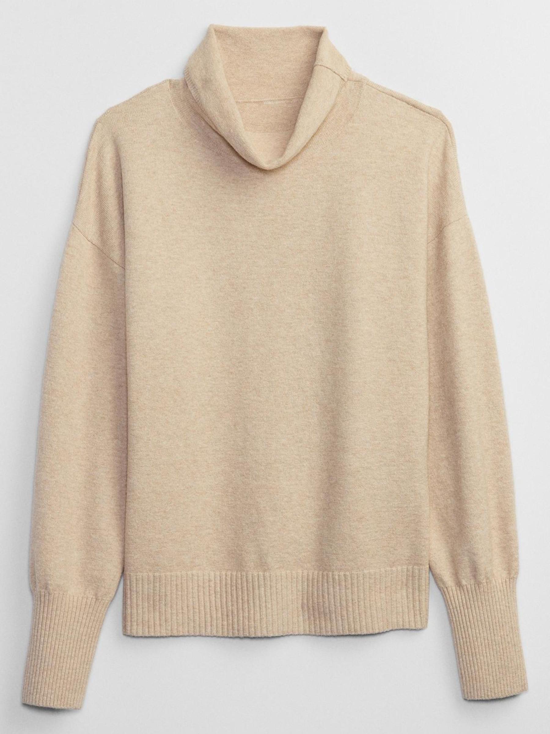 Beige Mock Neck Jumper - Image 3 of 4