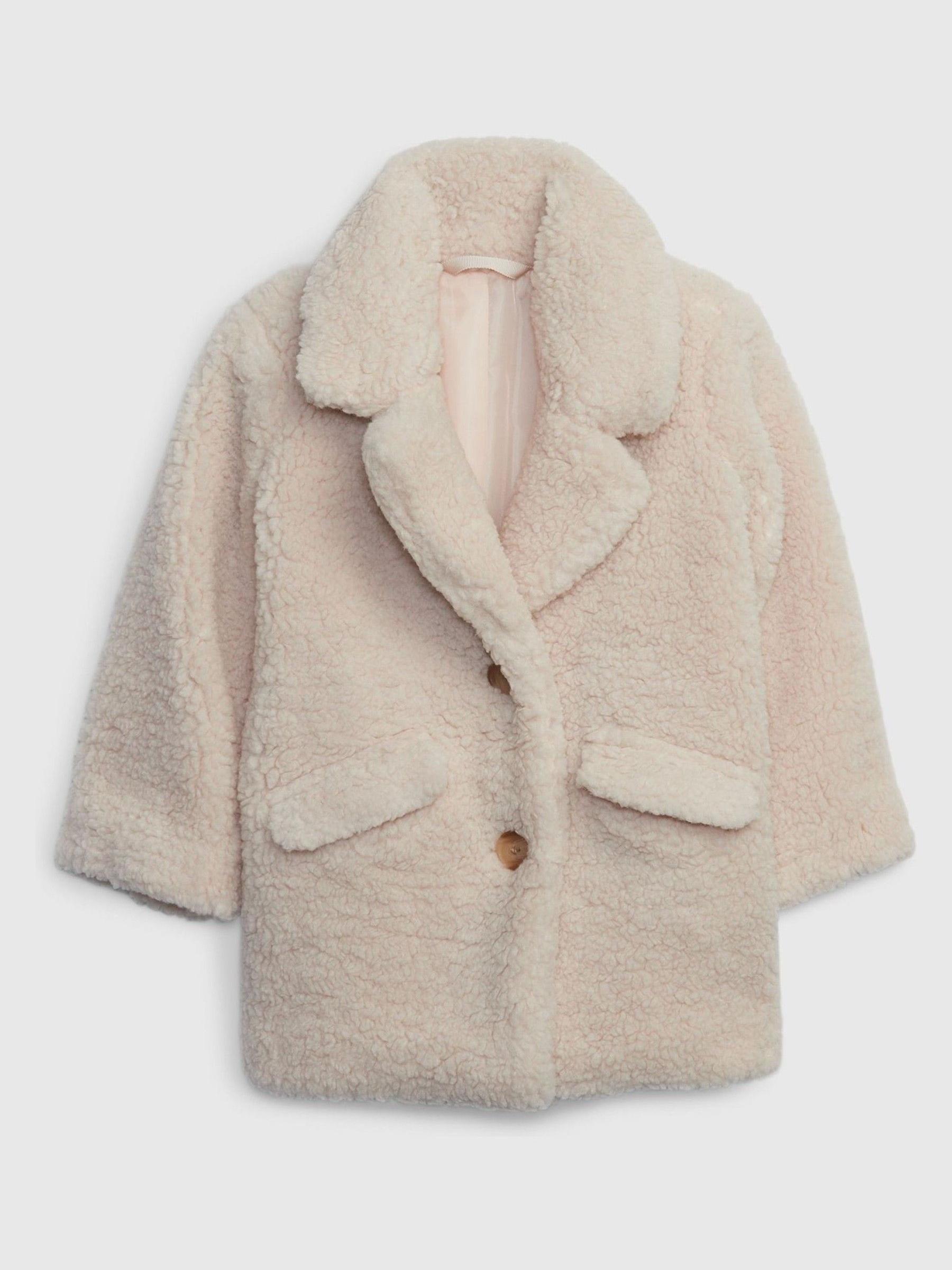 Cream Sherpa Teddy Coat - Image 1 of 3
