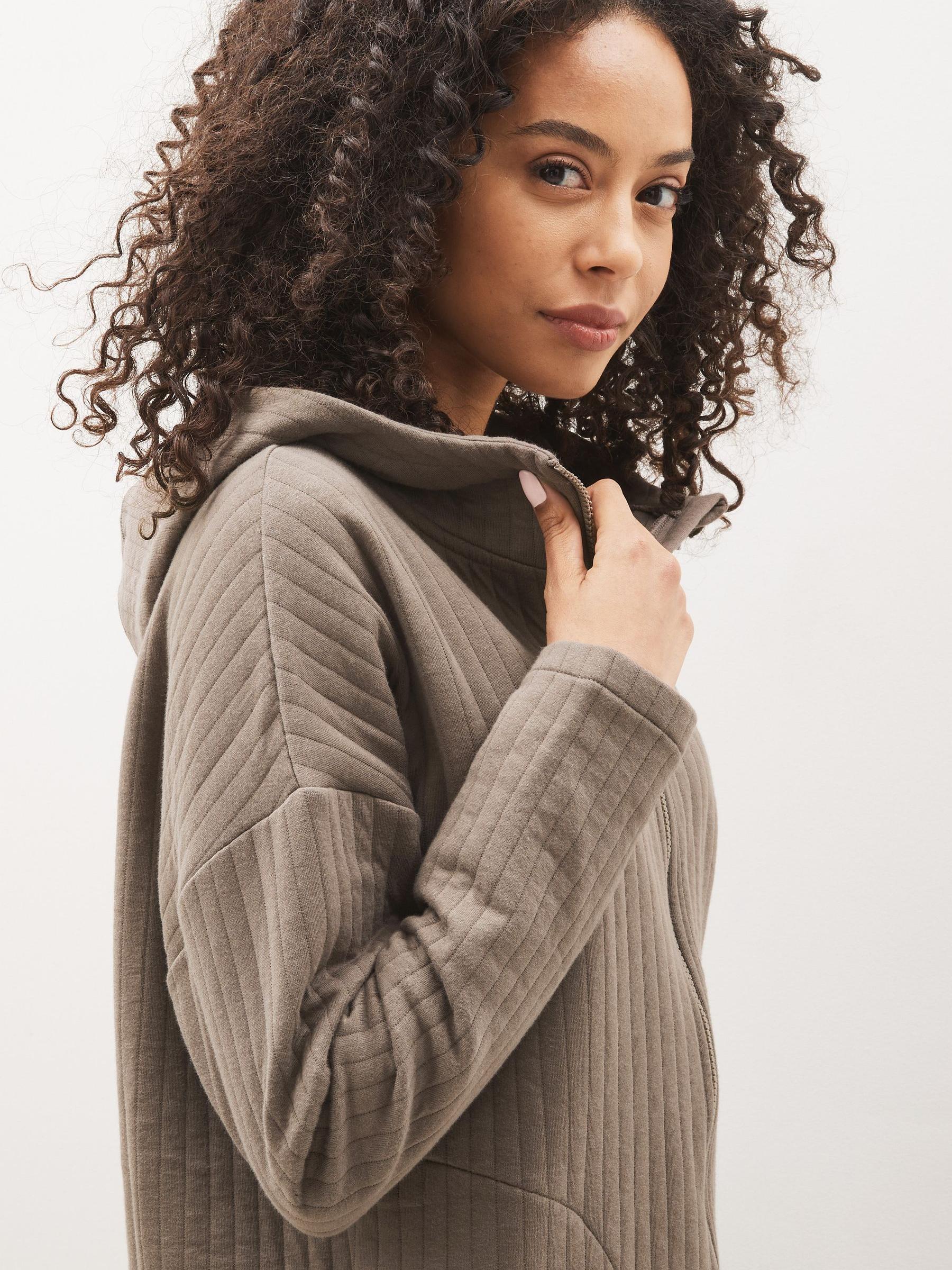 Brown Jacquard Full-Zip Jacket - Image 3 of 4