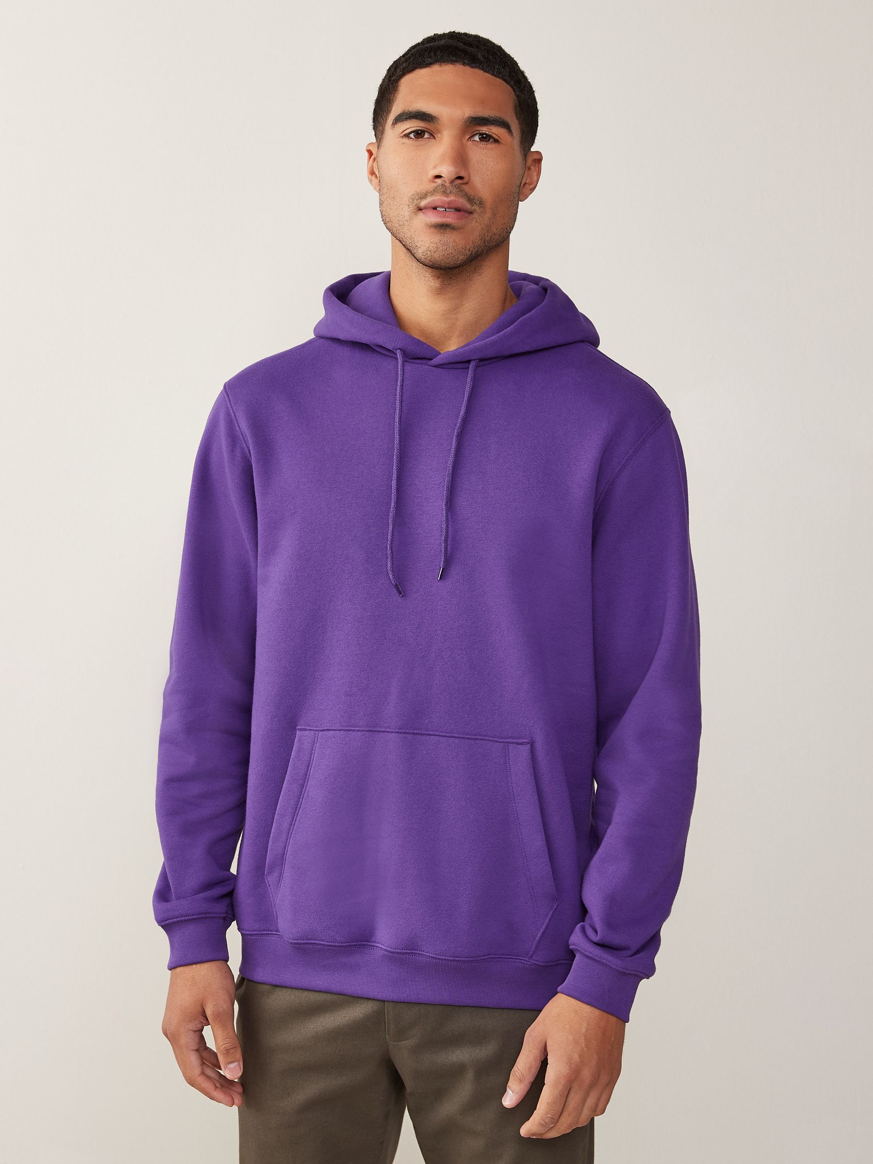 Purple Drawstring Hoodie - Image 1 of 4